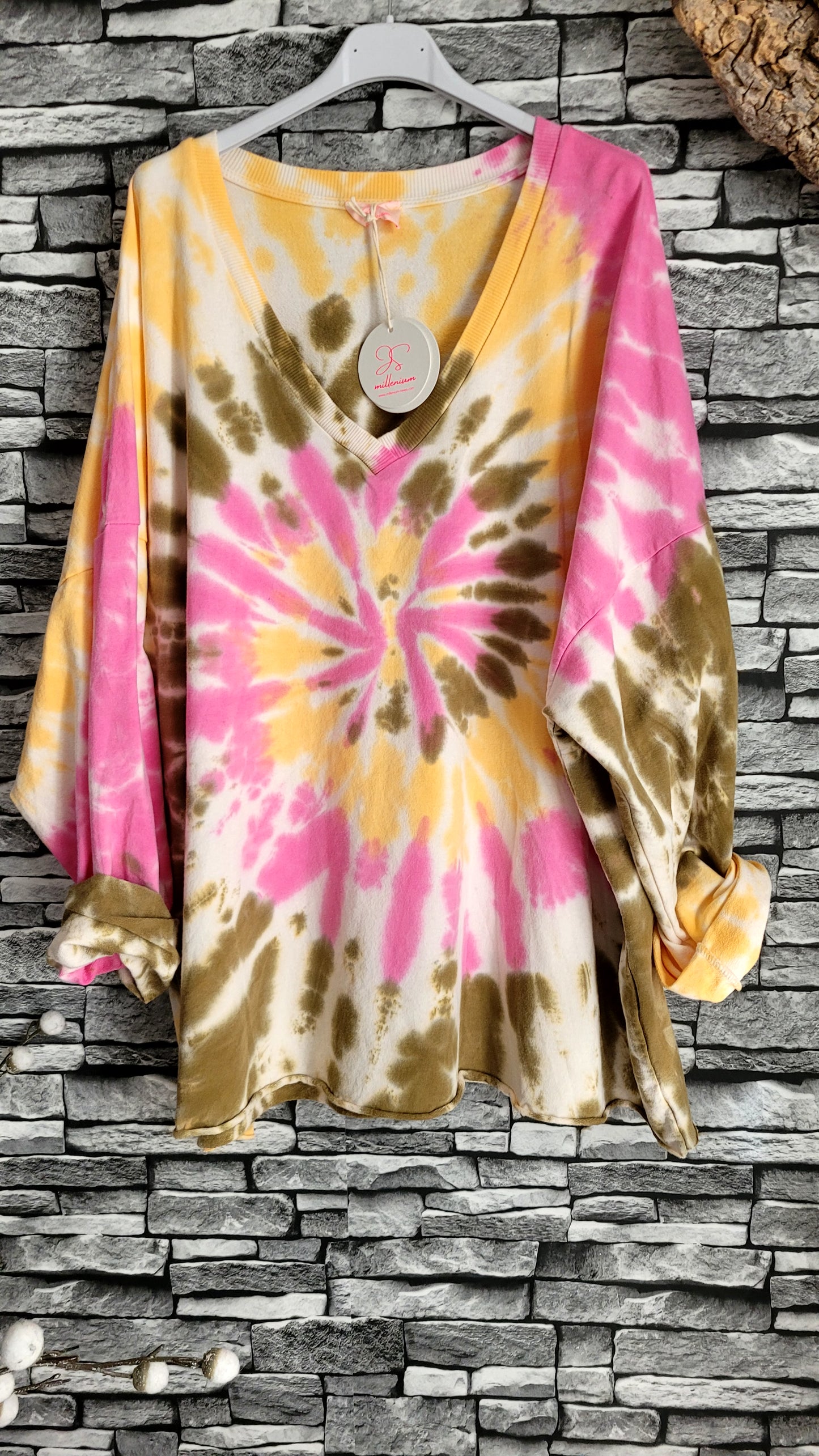 🌺 Sweat Oversize Boho Tie & Dye