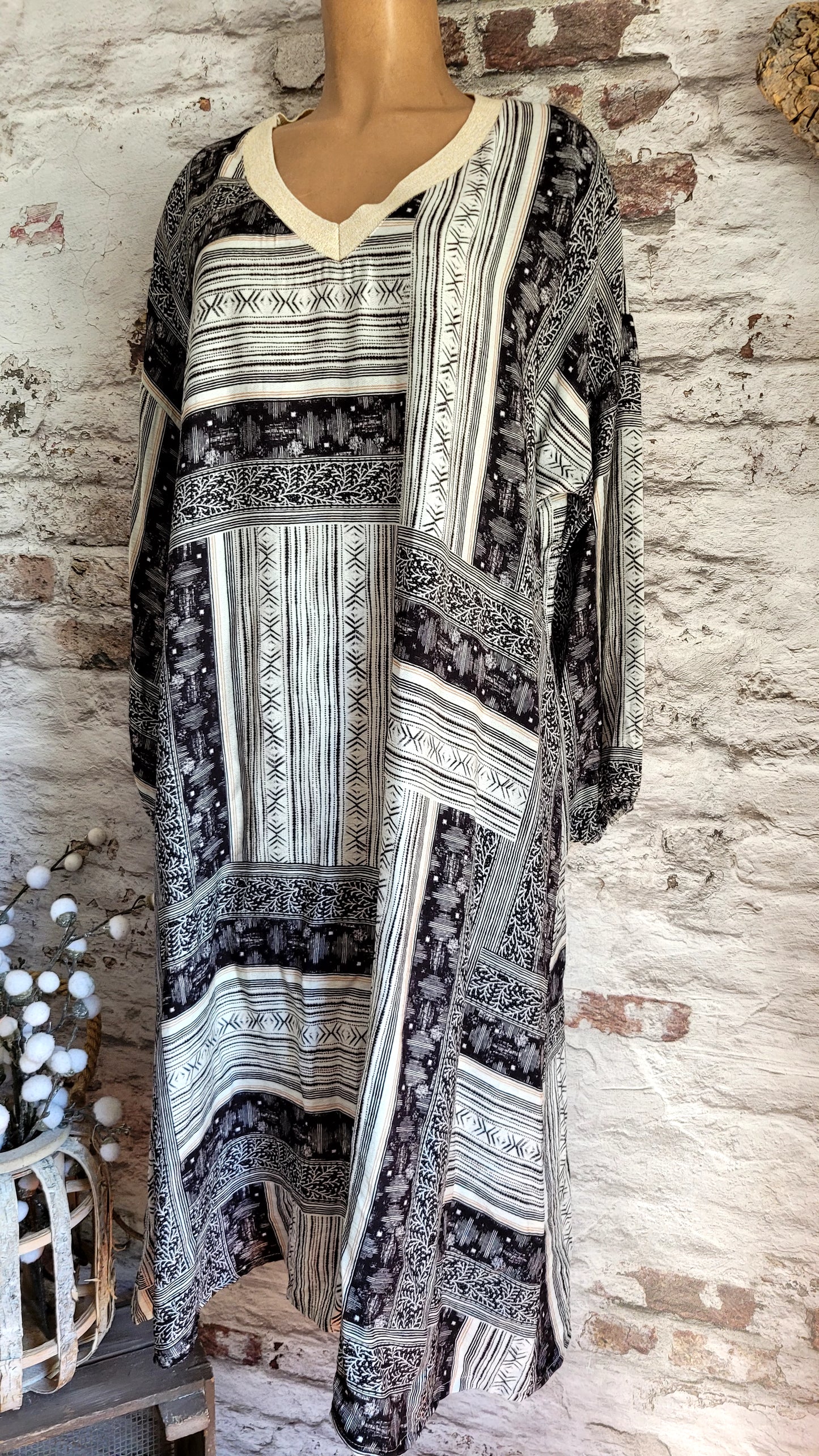 🌺 Robe ample Patchwork Bohème