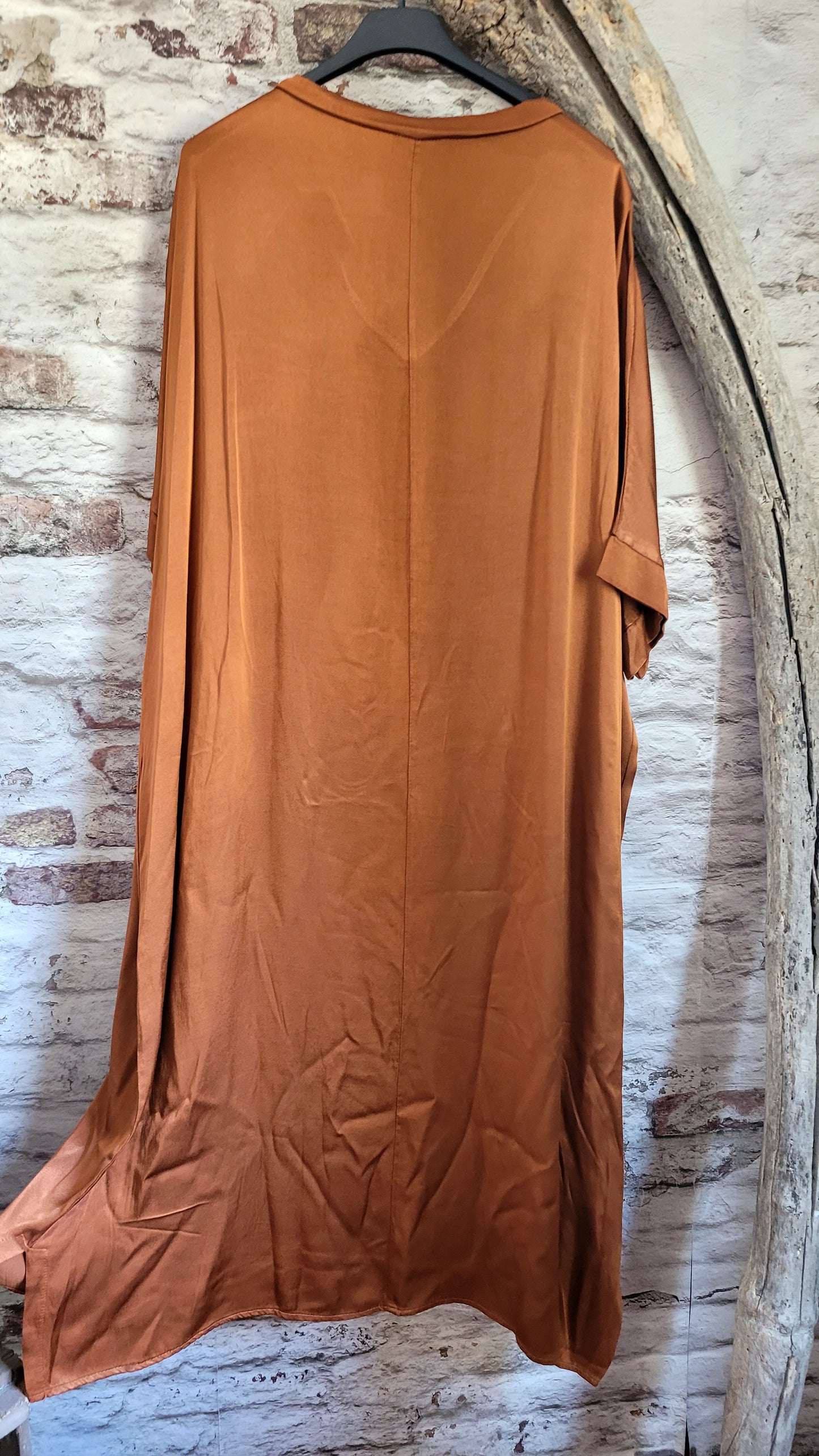 Robe fluide en satin