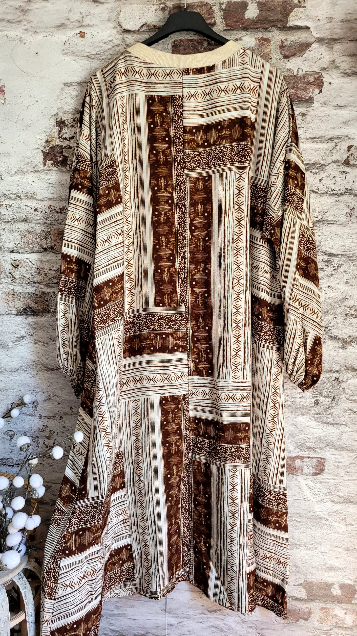 🌺 Robe ample bohème en patchwork