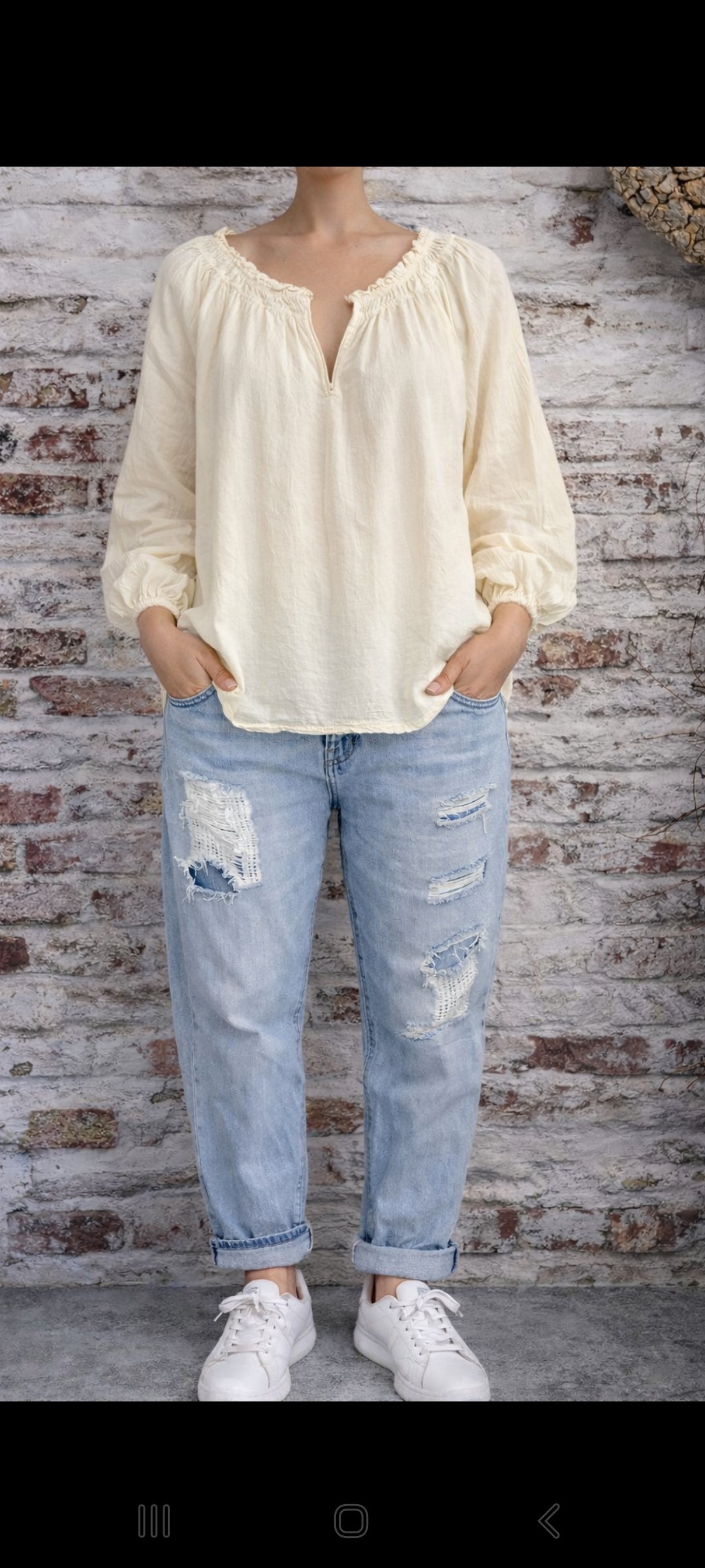 ❤️ Chemise paysanne