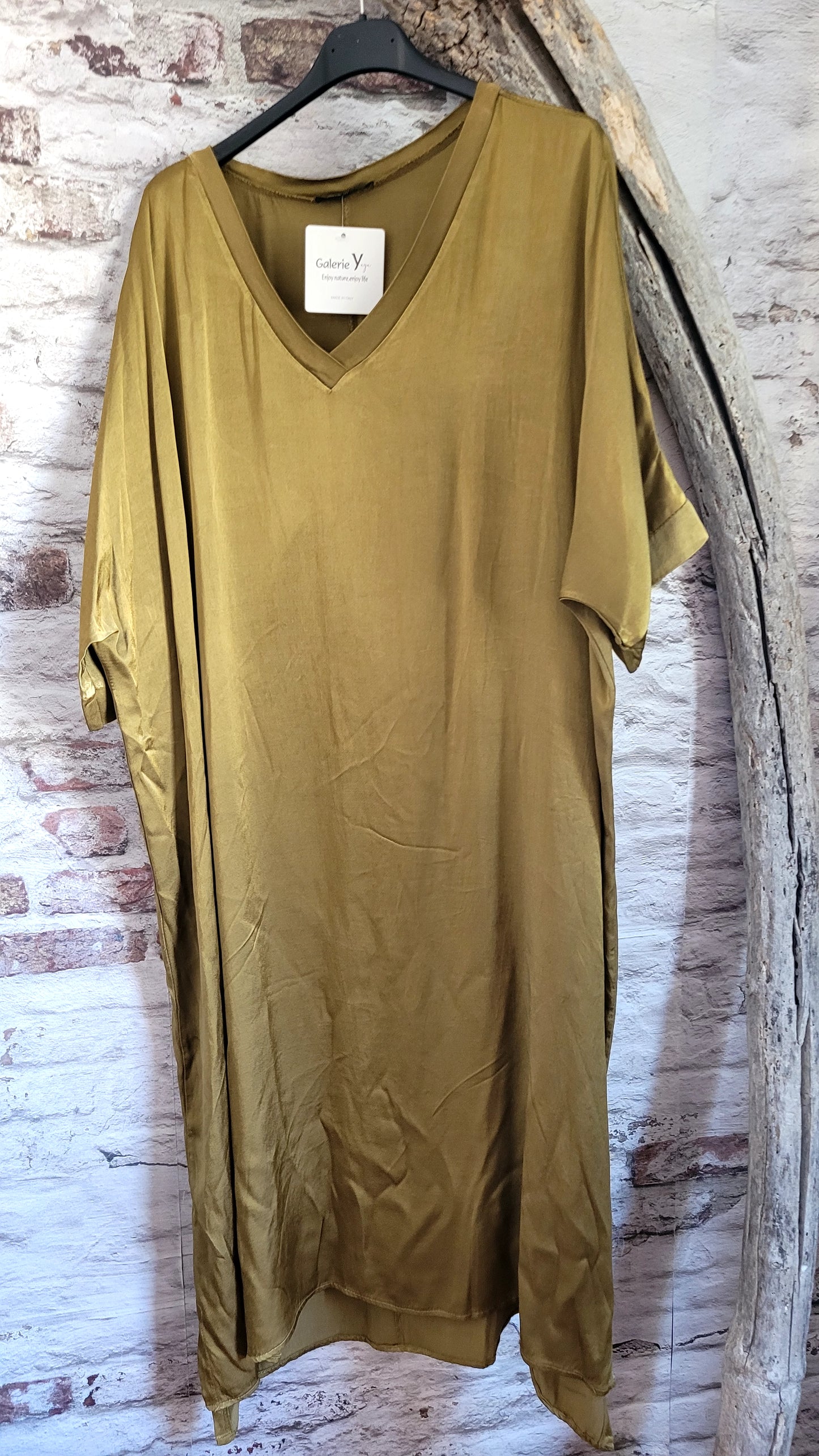Robe fluide en satin