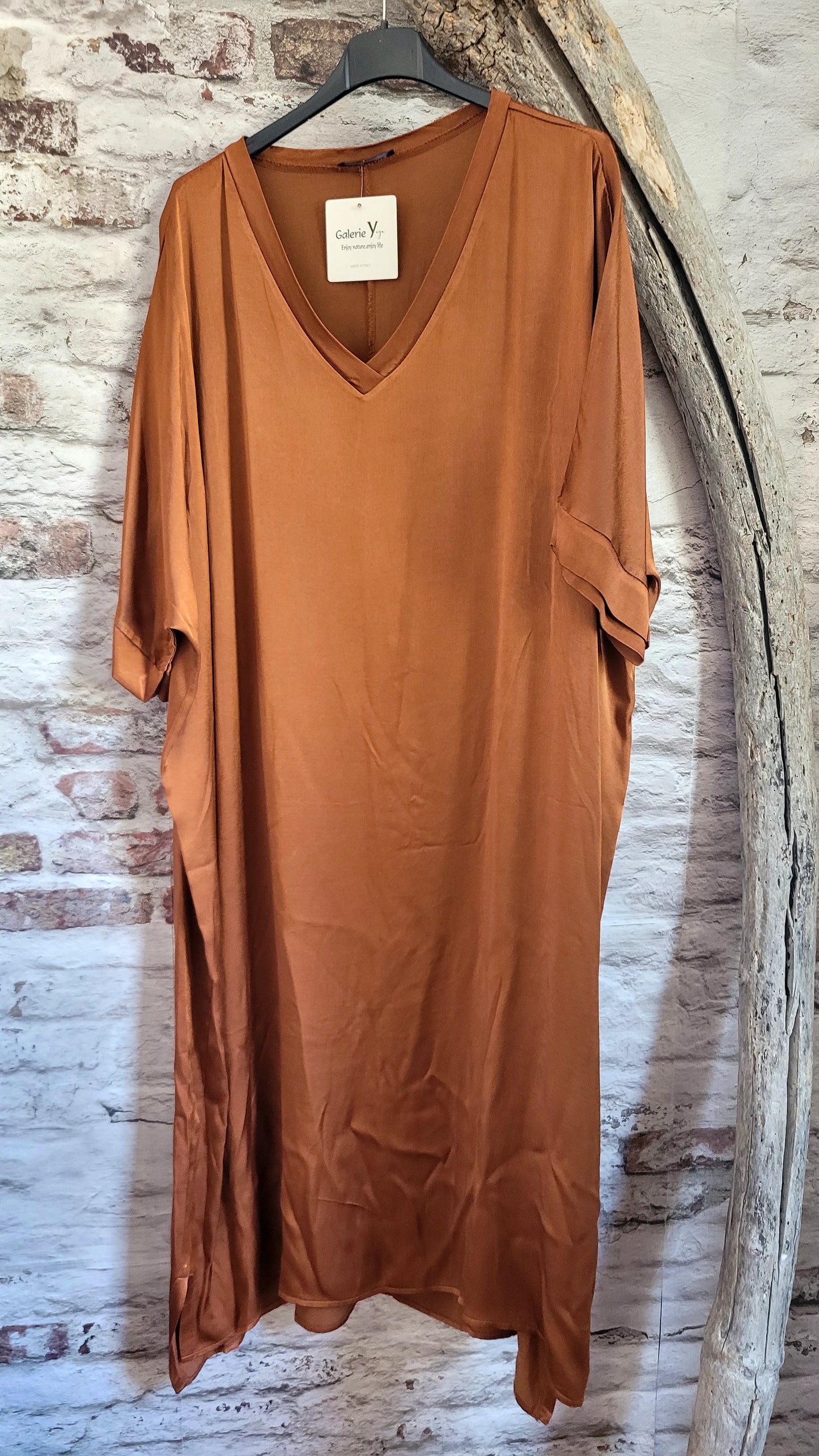 Robe fluide en satin