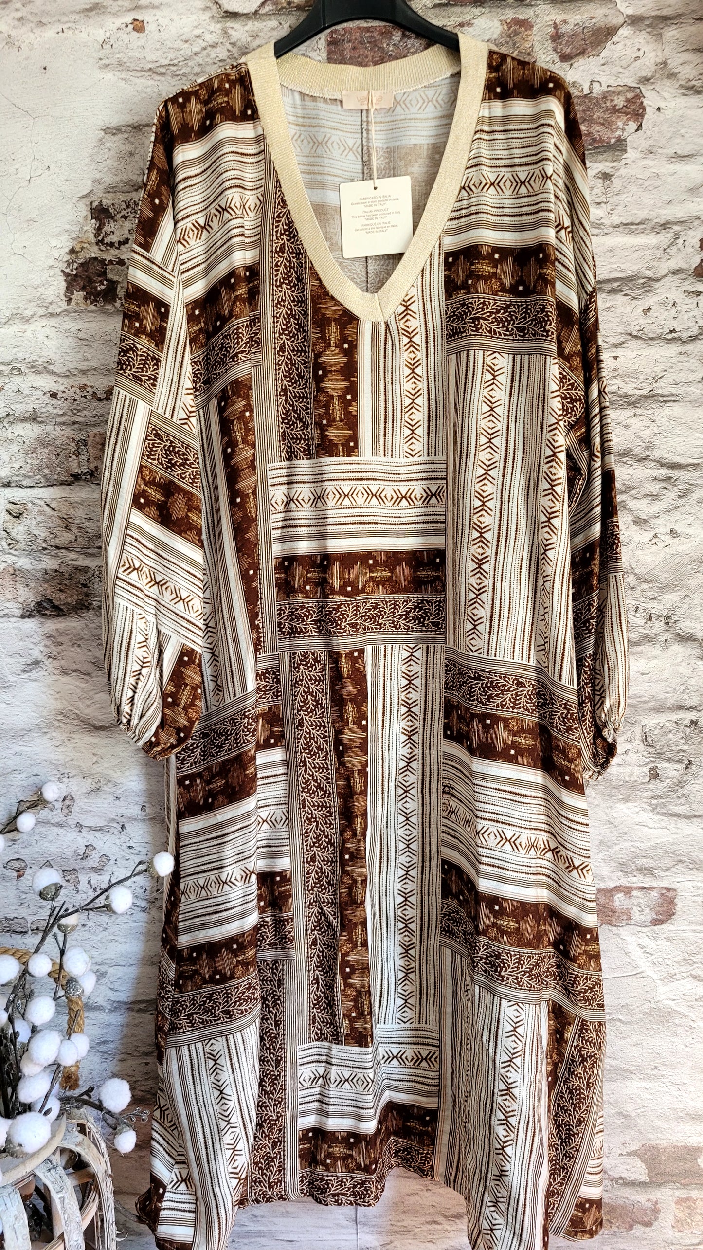 🌺 Robe ample bohème en patchwork