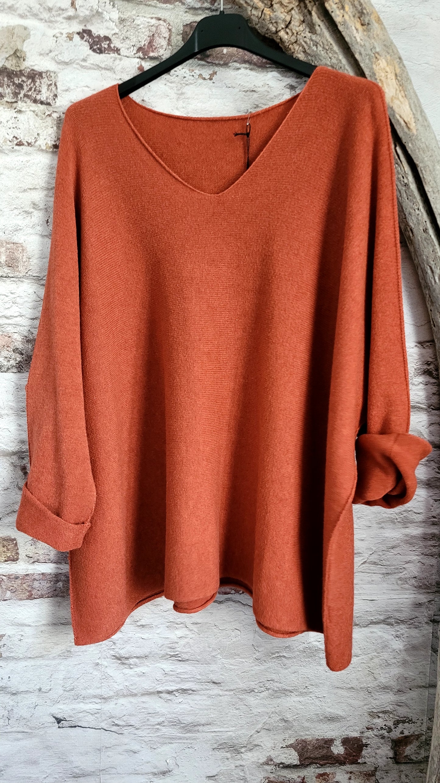 🍒 PULL OVERSIZE TERRACOTTA