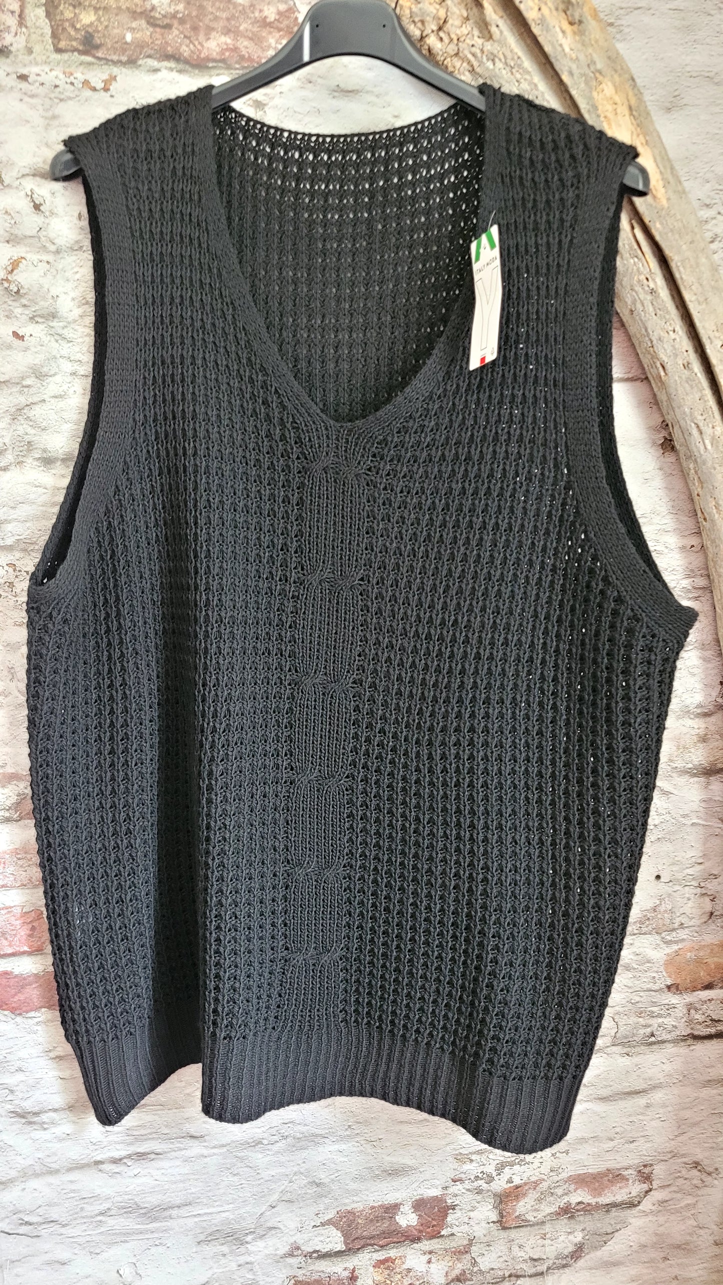 🖤 Pull sans manches