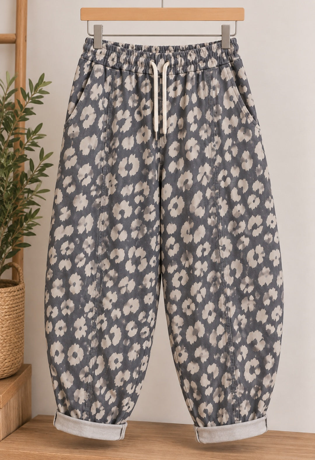 Pantalon ballon léopard