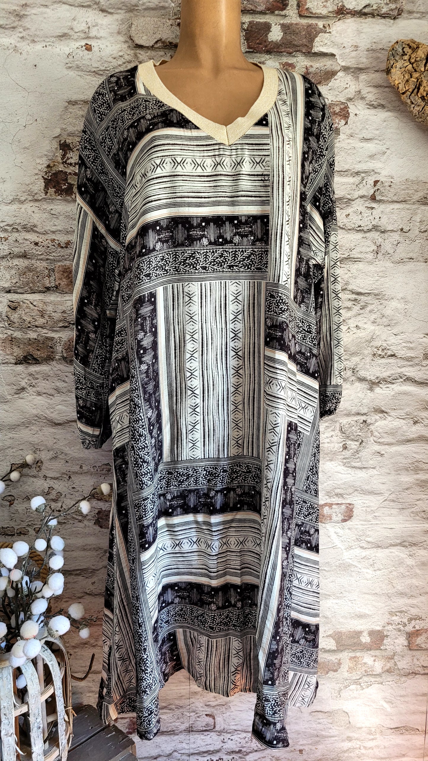 🌺 Robe ample Patchwork Bohème