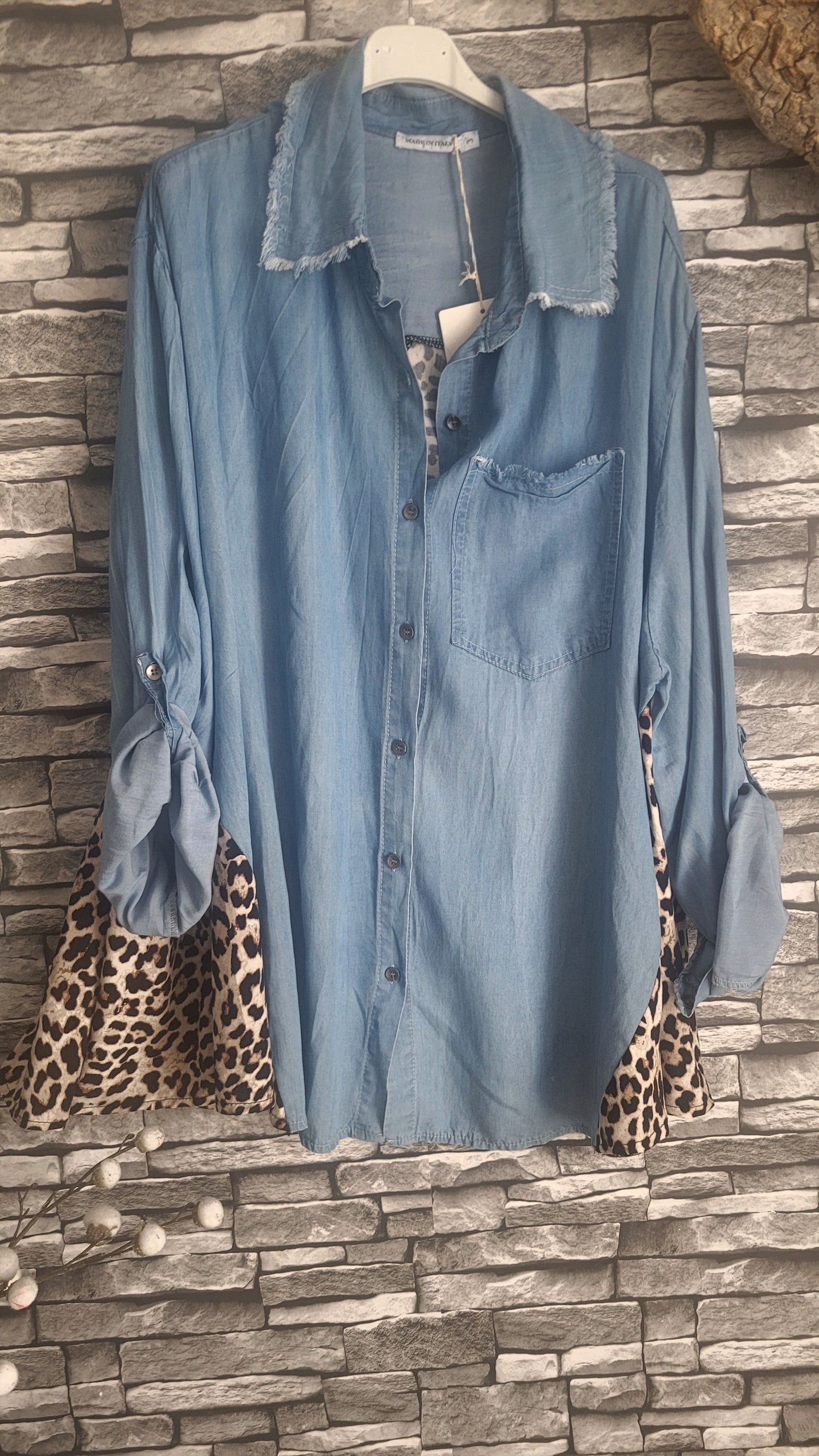 ❤️ Chemise Denim & Léo – Look Audacieux