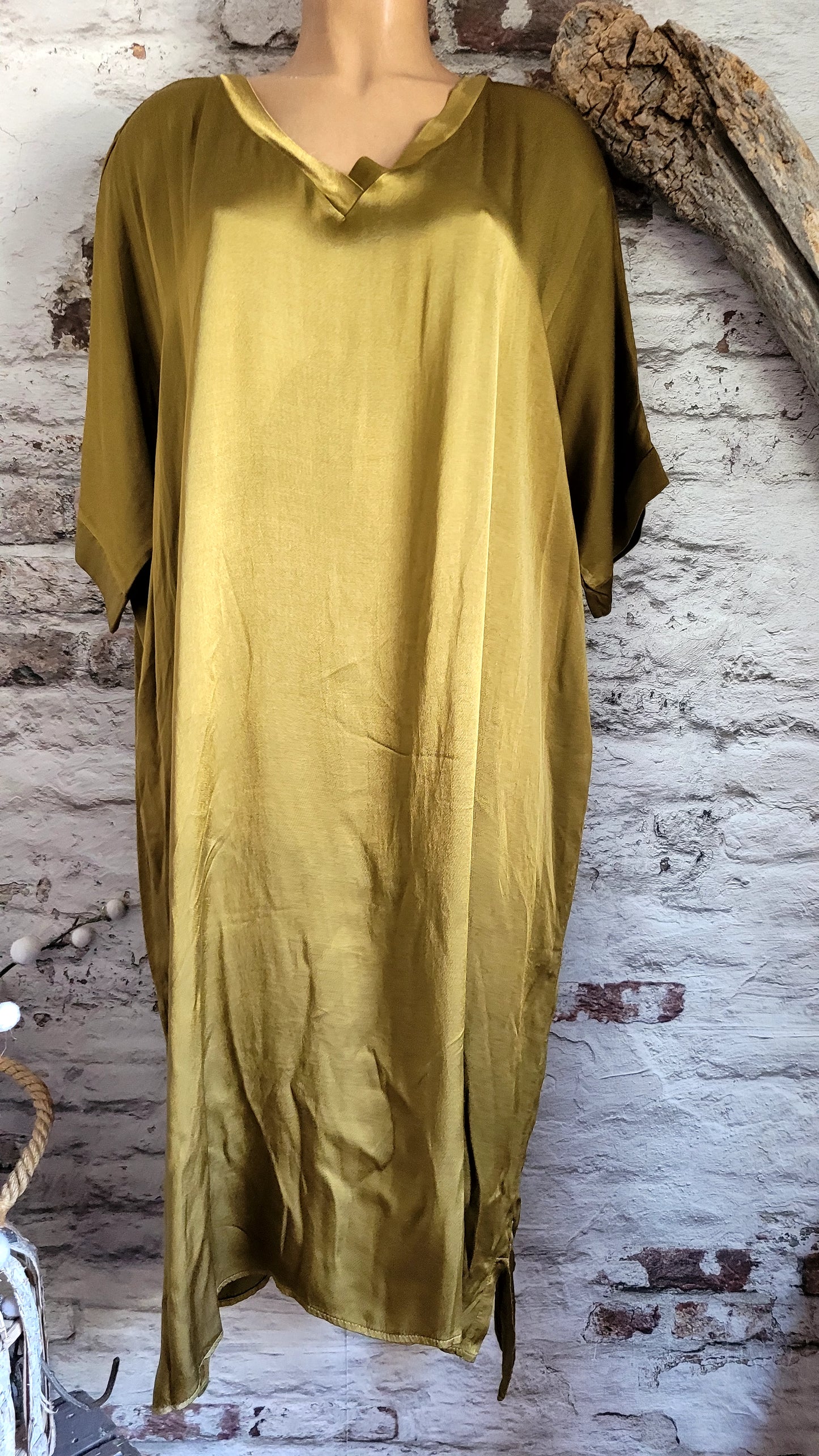 Robe fluide en satin