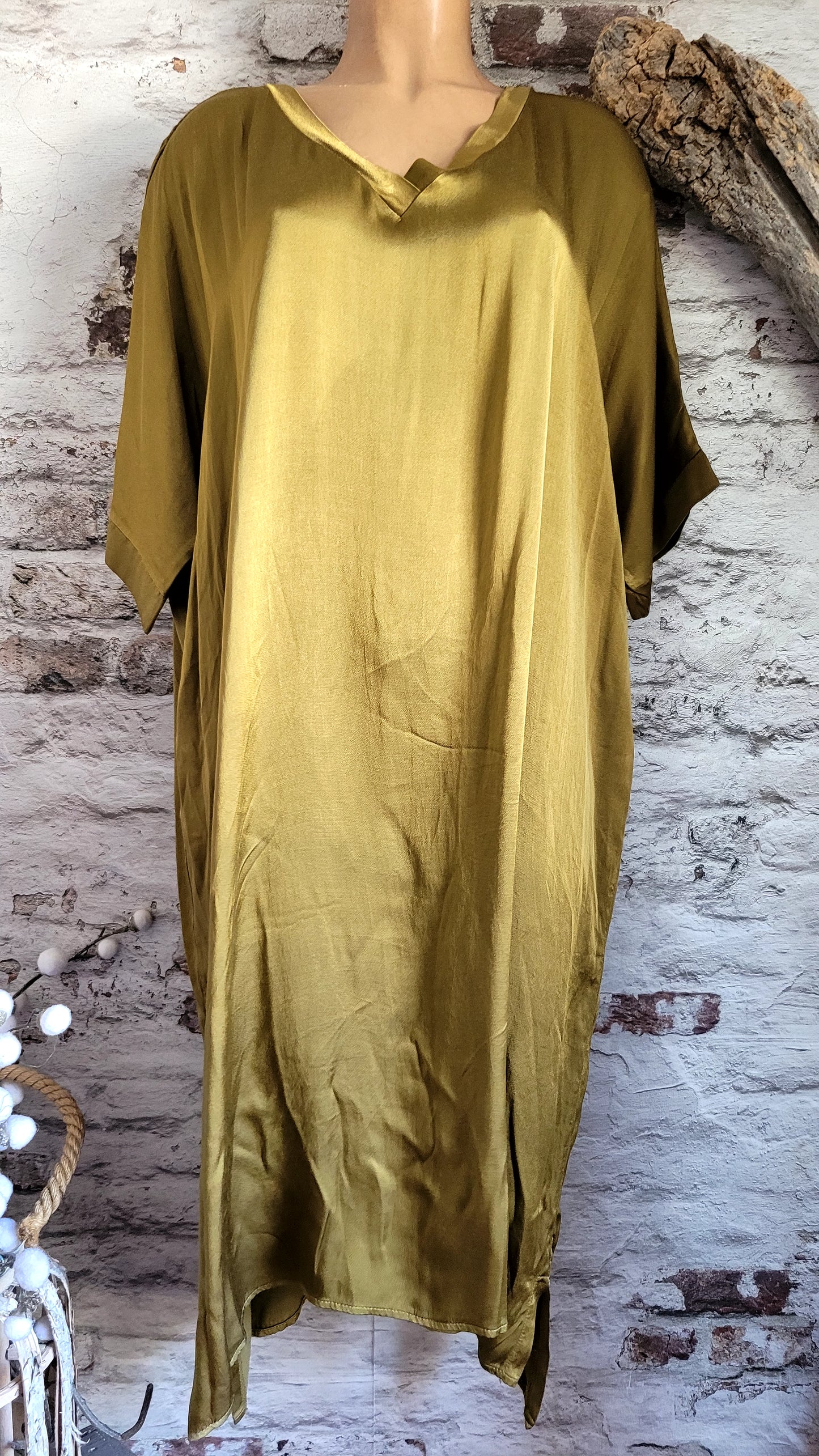 Robe fluide en satin