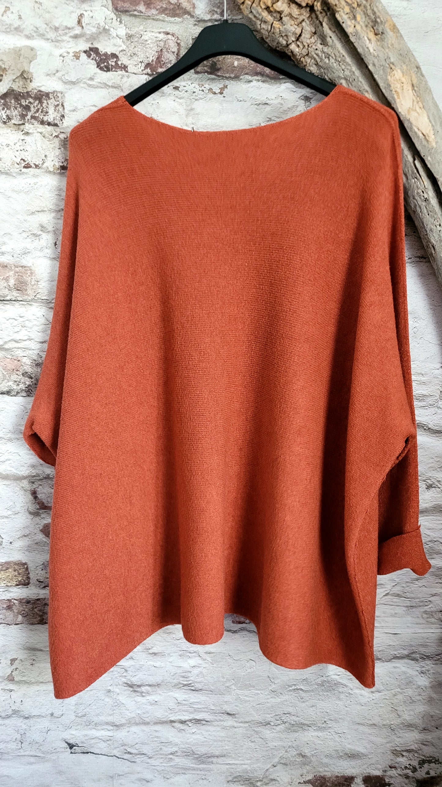 🍒 PULL OVERSIZE TERRACOTTA