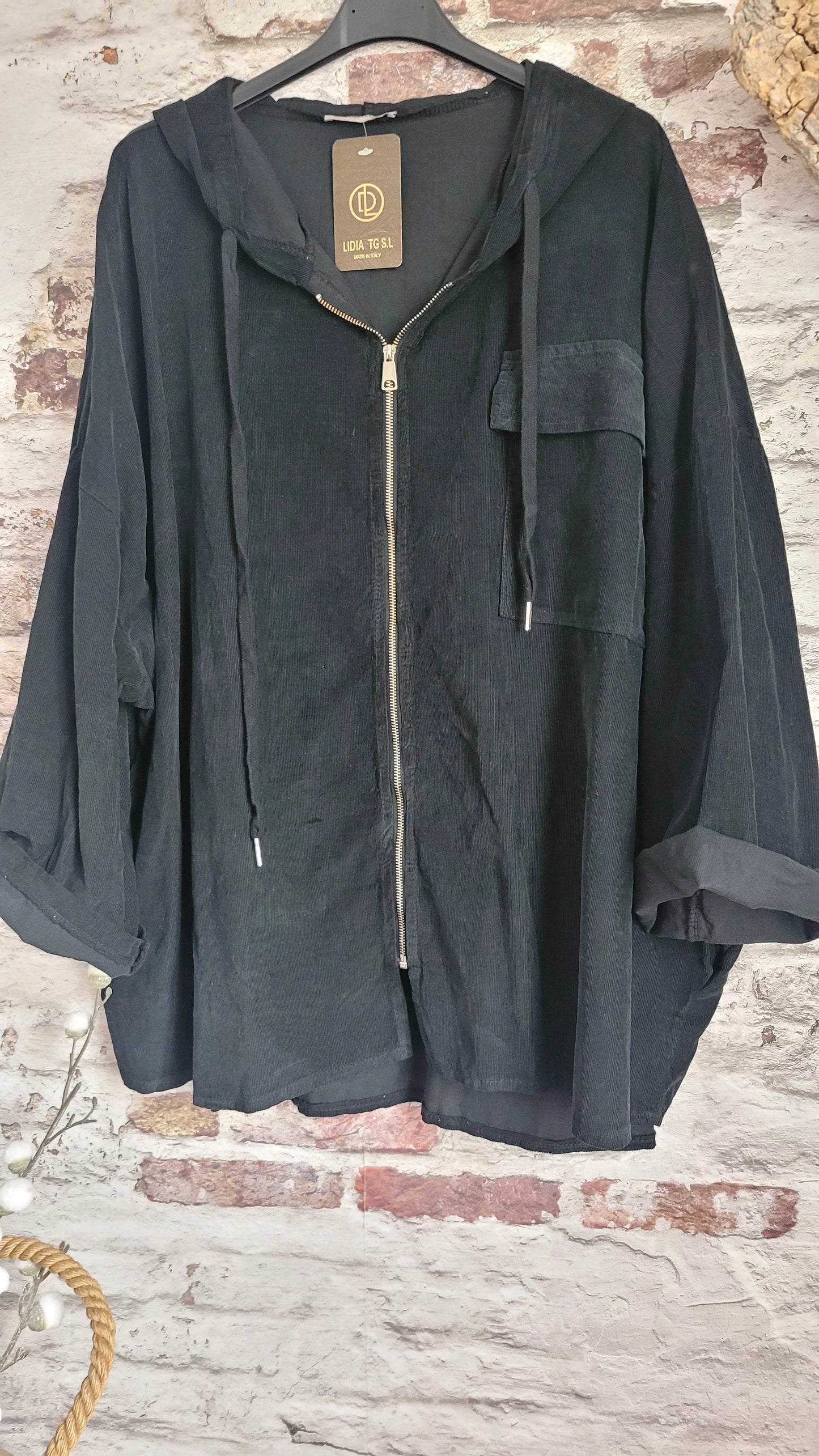♥️ VESTE ZIPPÉE EN VELOURS CÔTELÉ