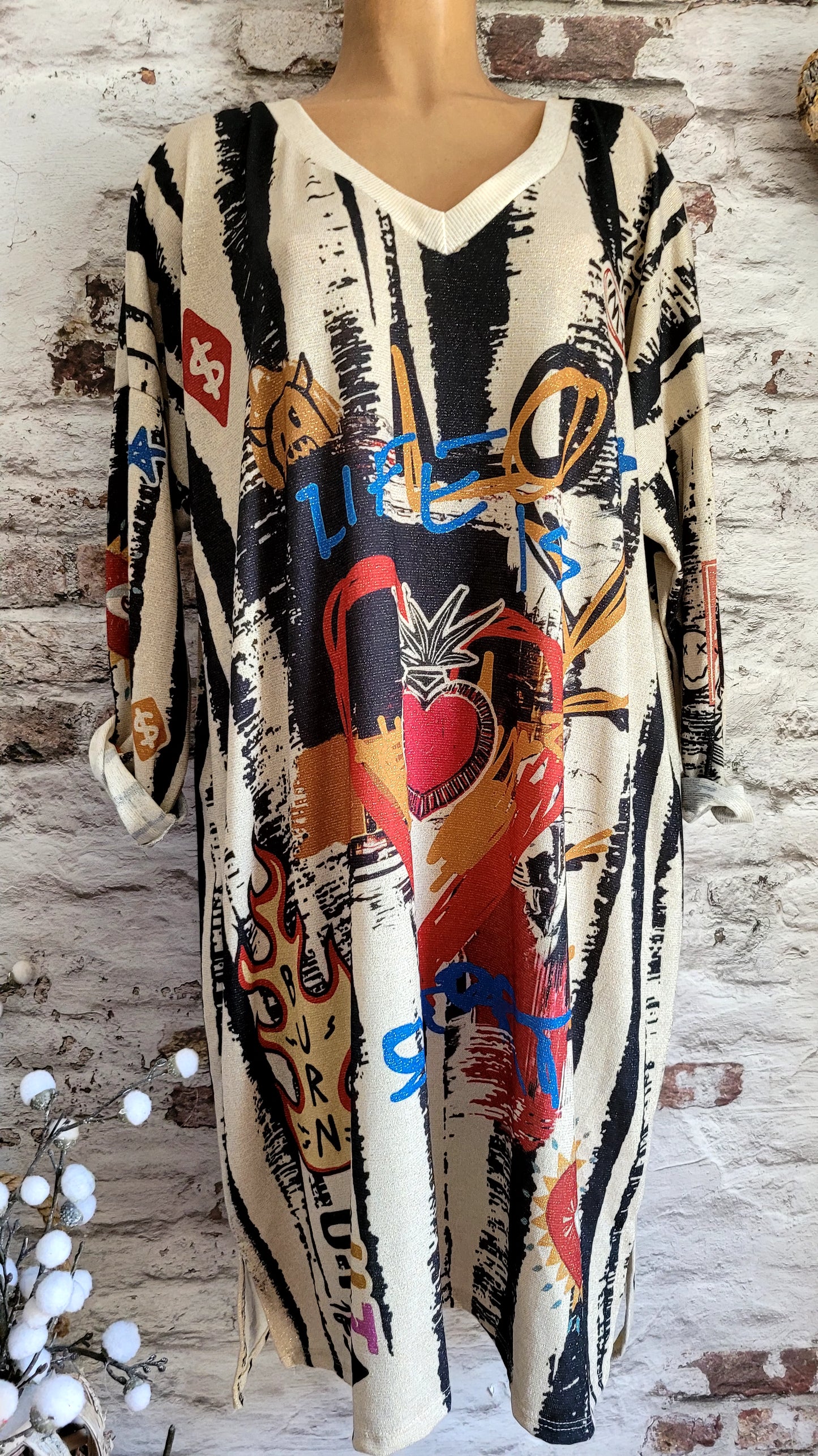Robe en lurex