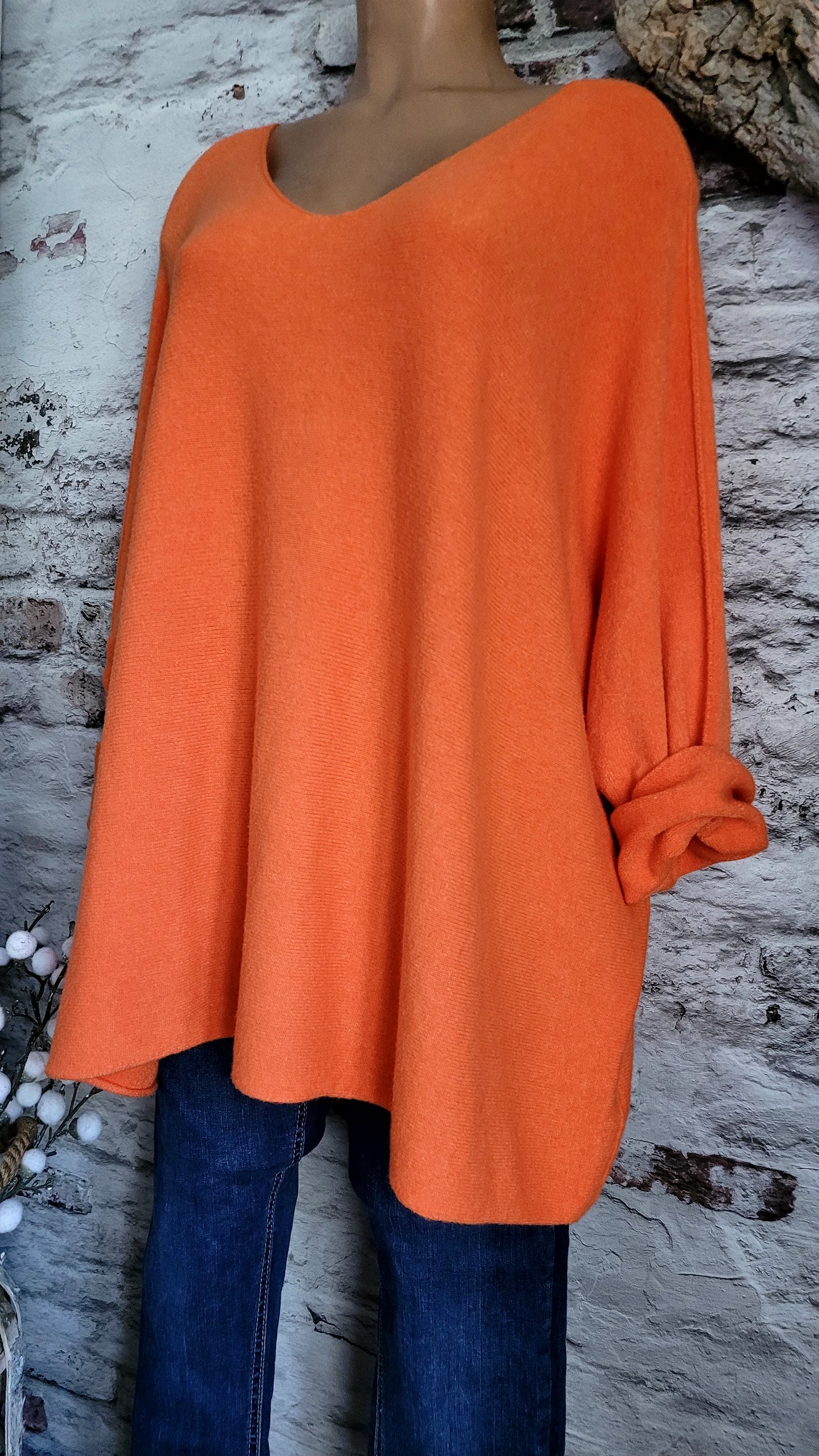 🍒 PULL OVERSIZE ORANGE
