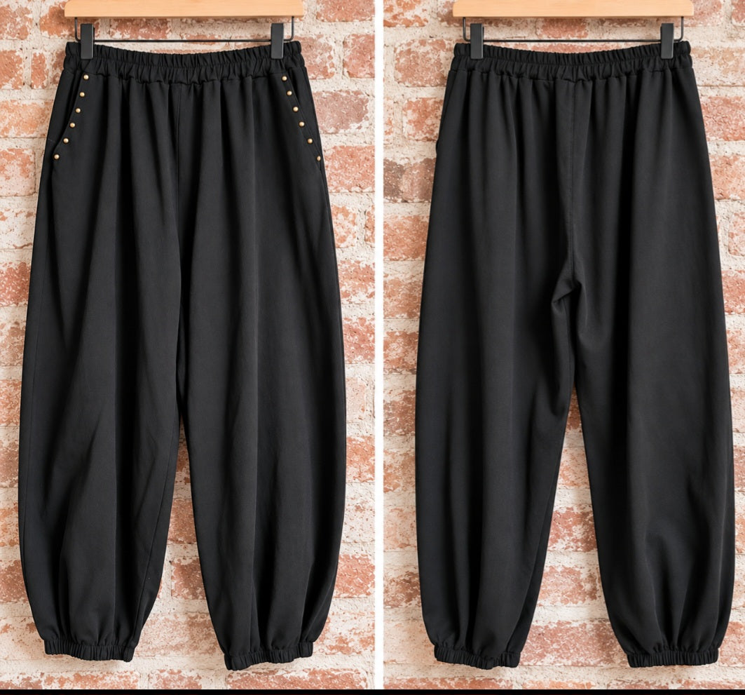 Pantalon jogging noir – Style décontracté chic