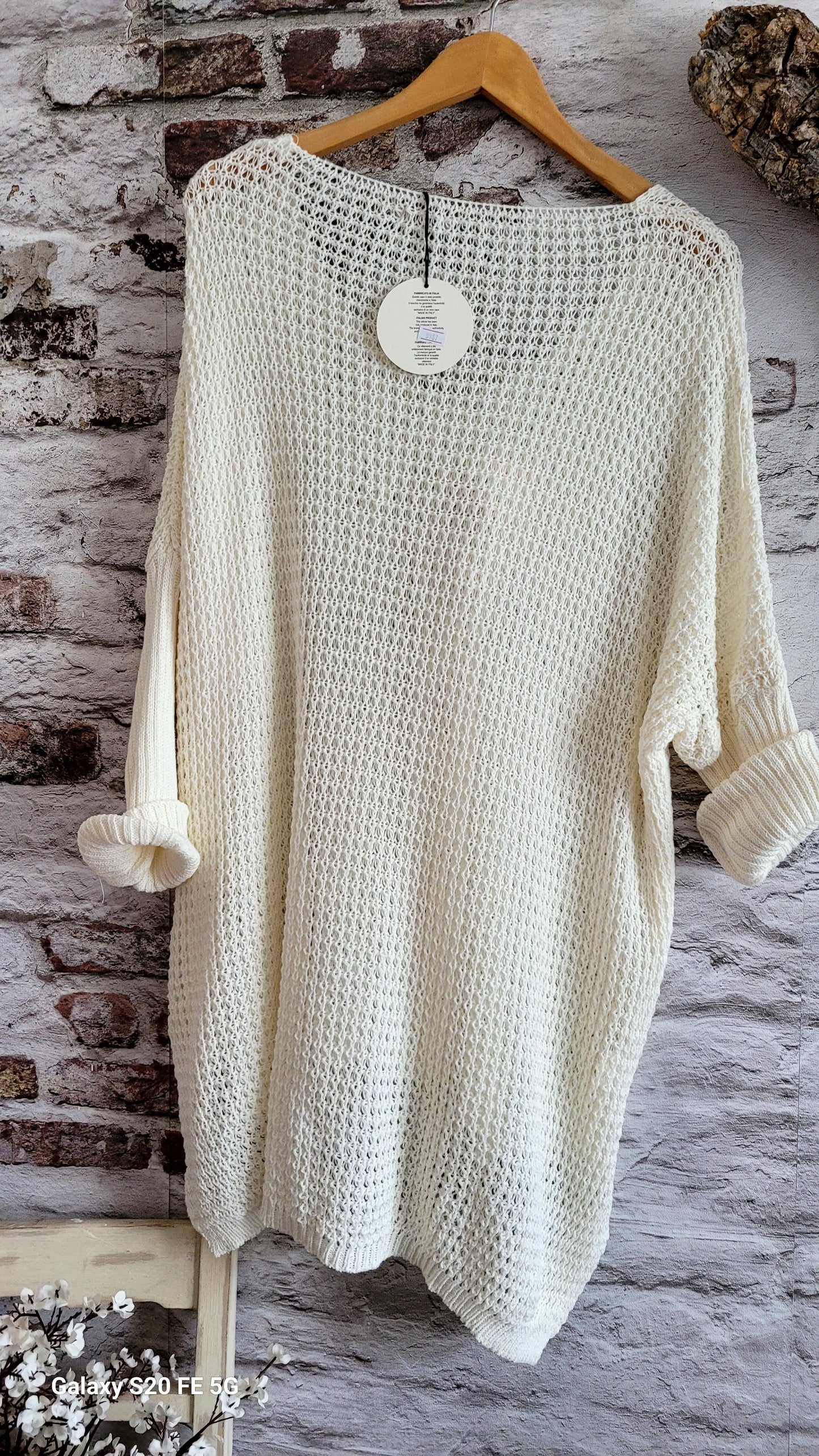 🌸 Bohemian cotton sweater