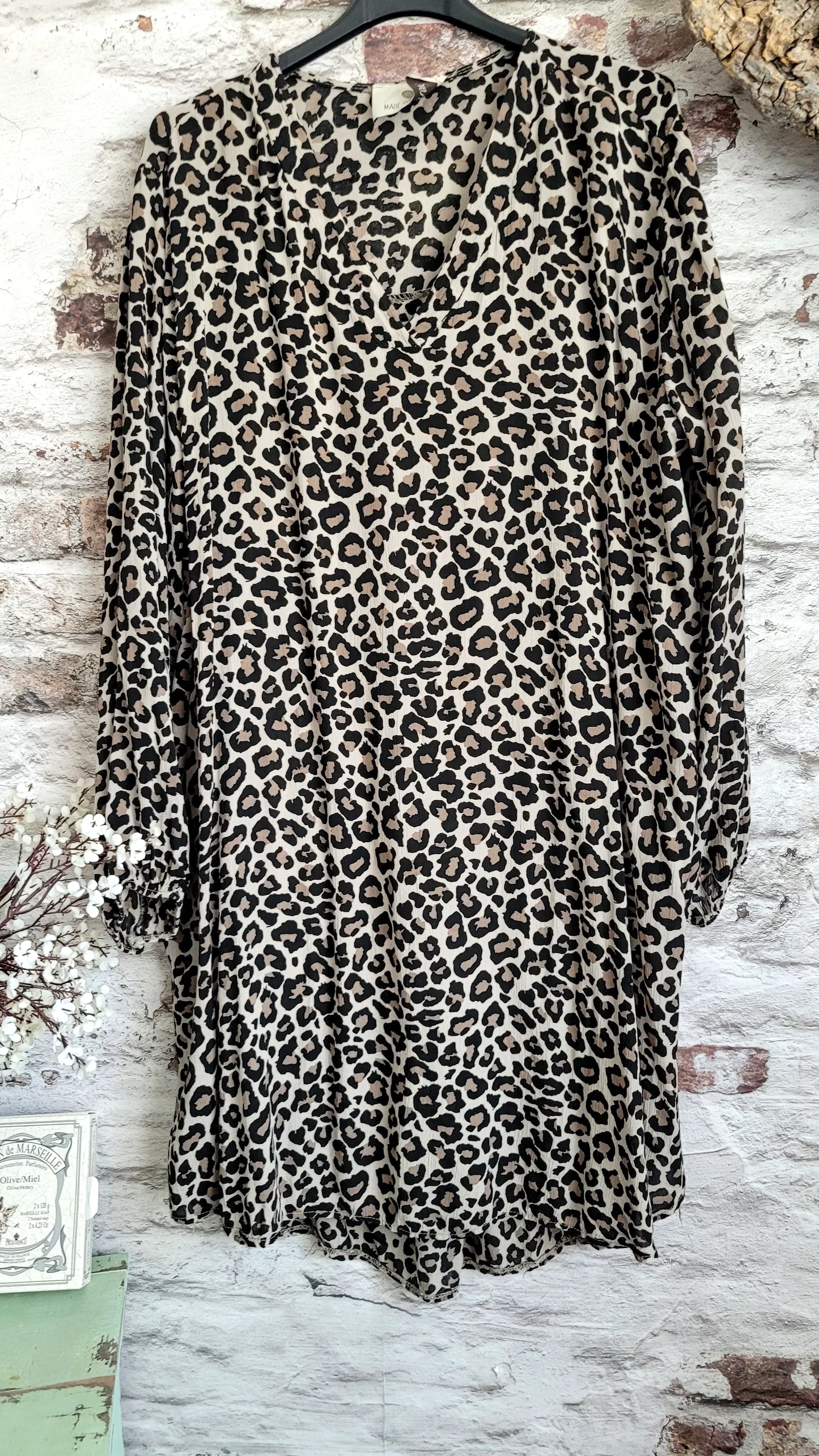 🖤 Robe motif léopard