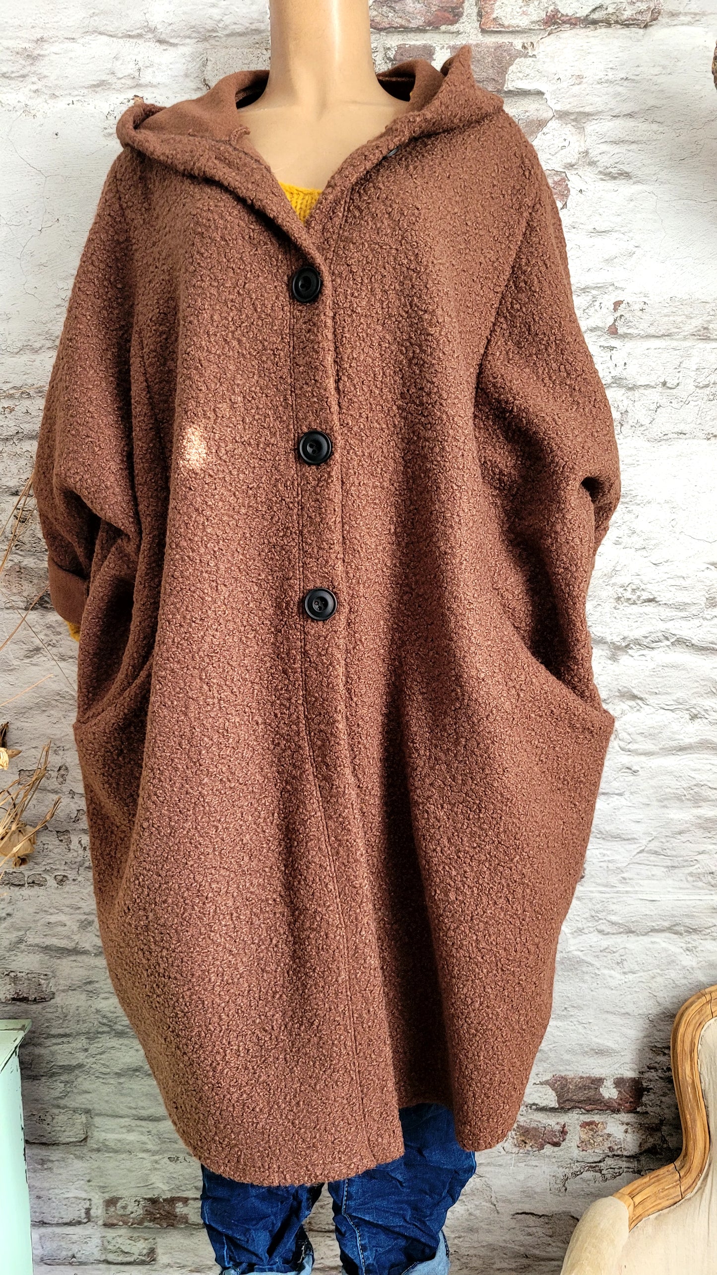 Manteau à capuche