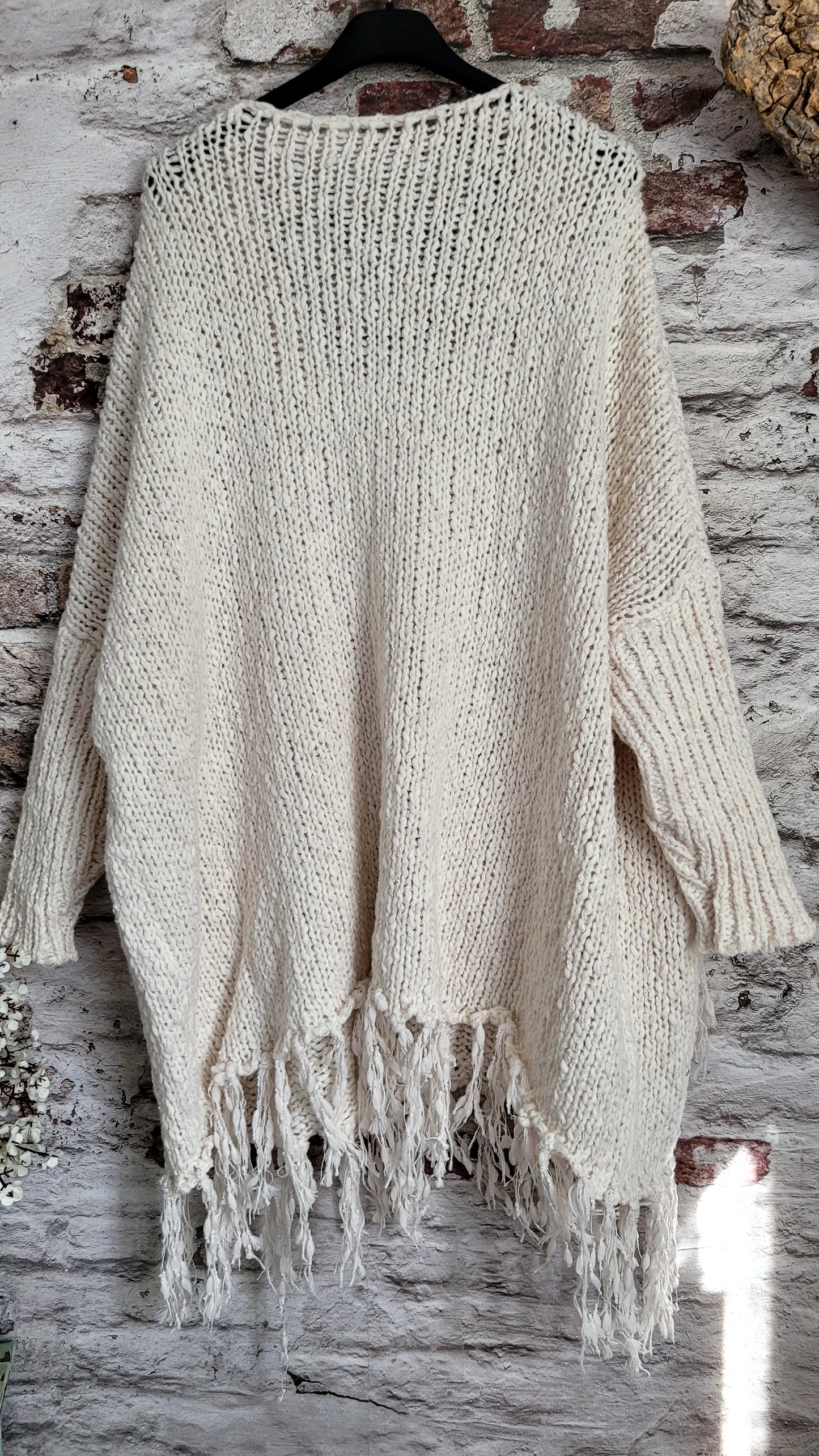 🌸 Pull à franges style bohème