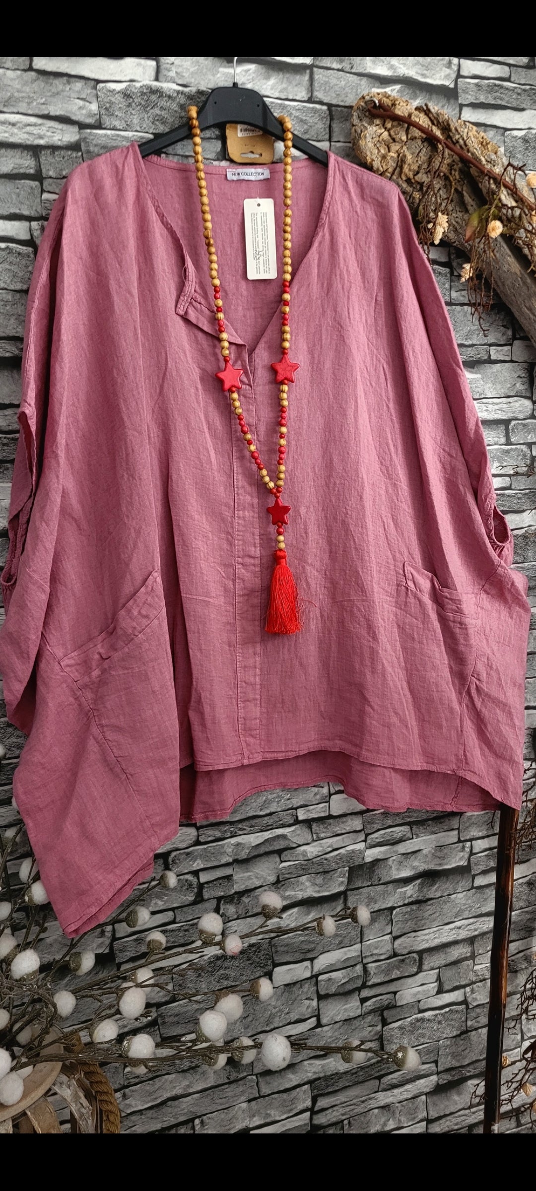 Tunique en Lin Coupe Oversize & Esprit Bohème