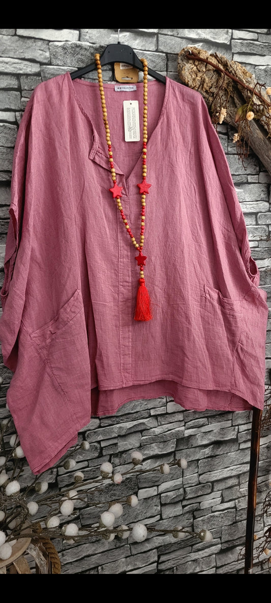 Tunique en Lin Coupe Oversize & Esprit Bohème