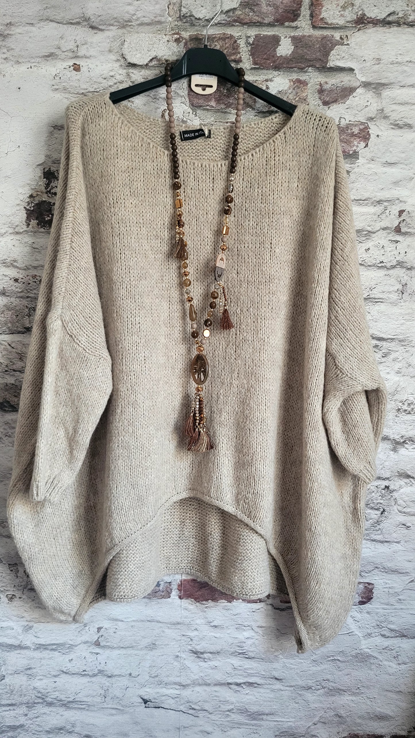 Pull poncho oversize – Style bohème chic