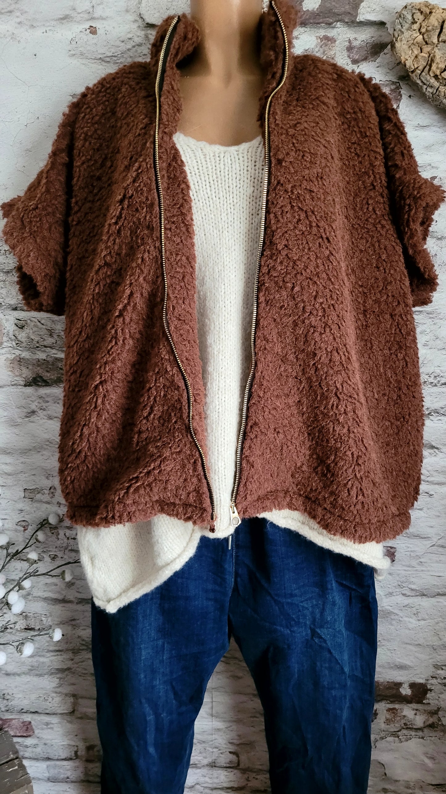 💋 VESTE SANS MANCHES