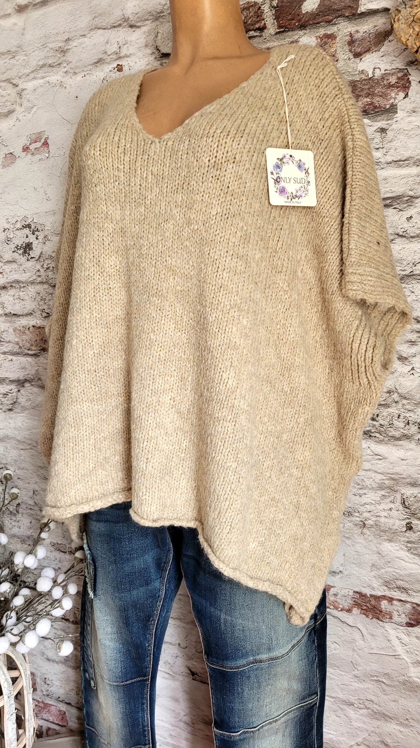 🌸 Pull poncho