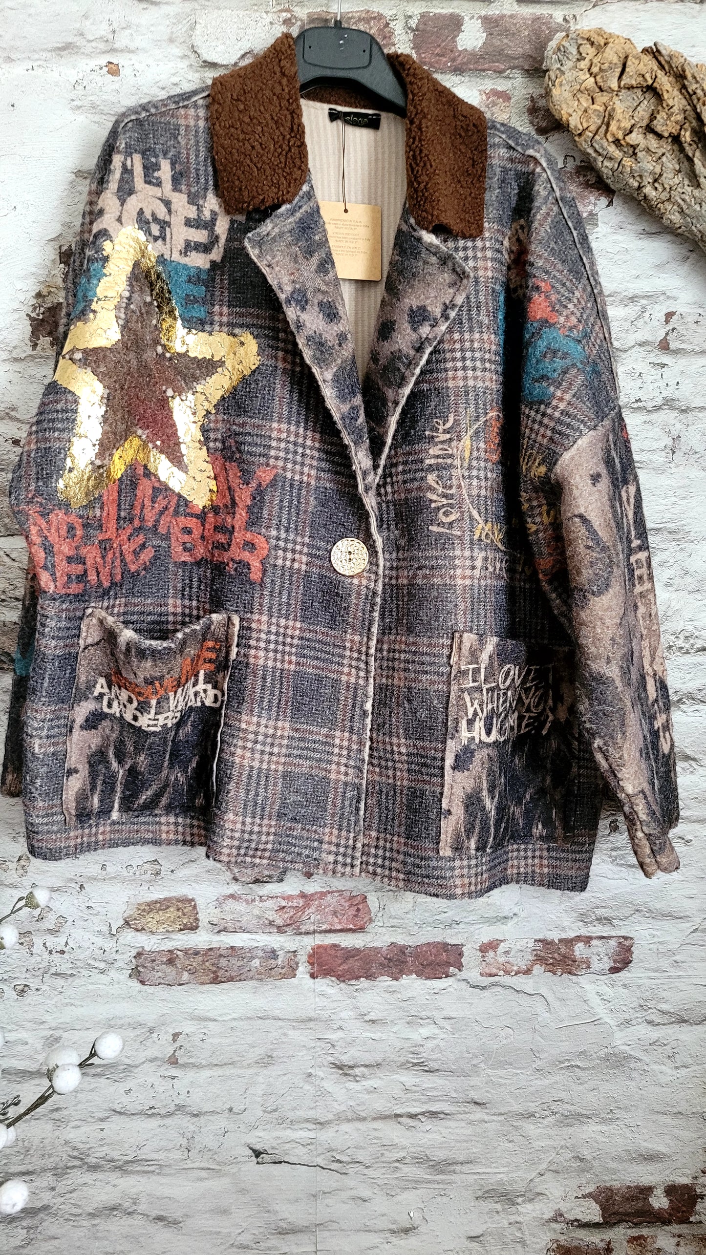 🍒 VESTE COURTE OVERSIZE