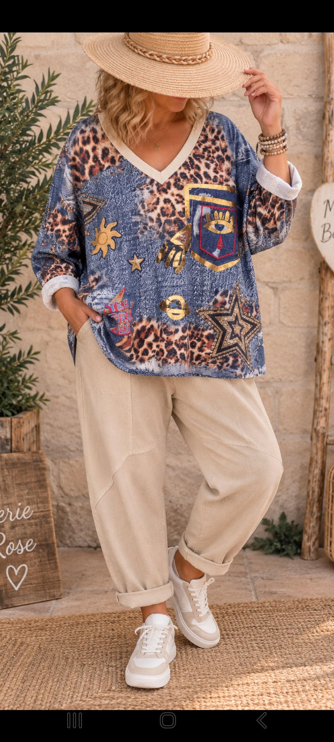Pull léger bohème