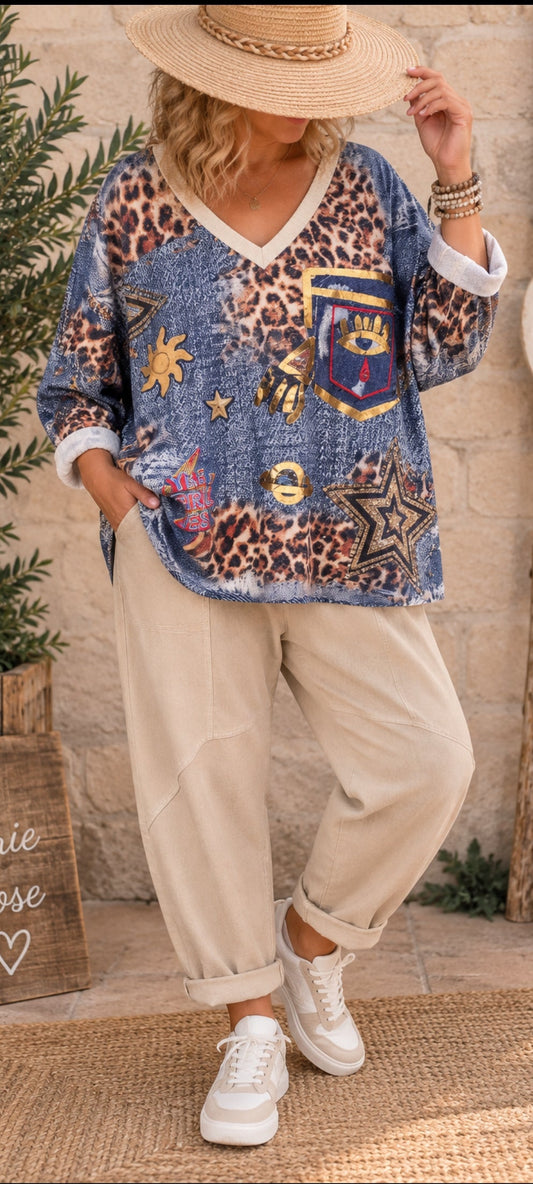Pull léger bohème