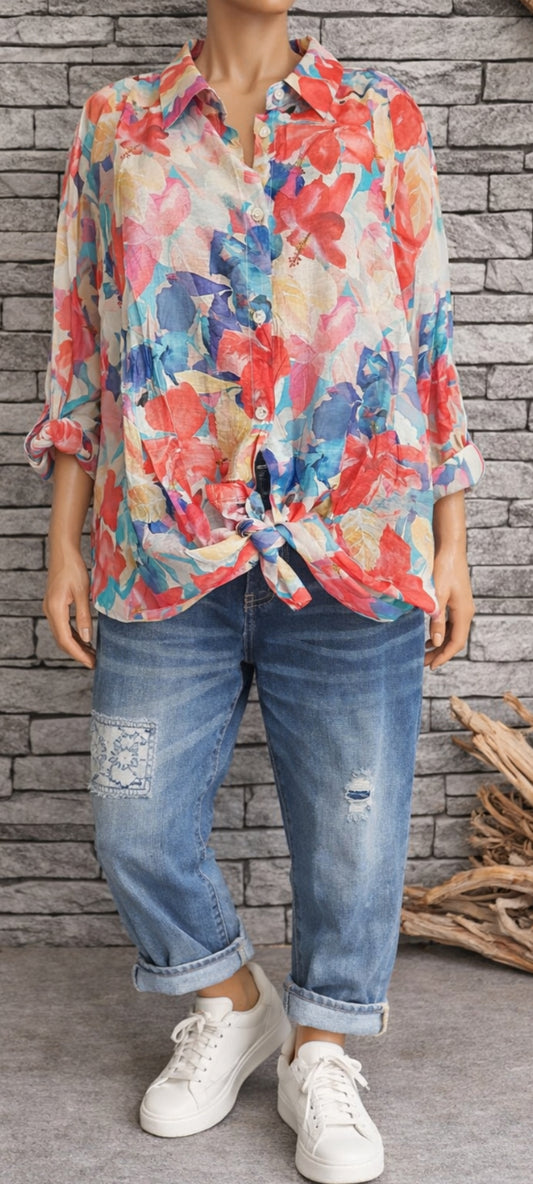 ♥️ Chemise "Naturelle" – Viscose & Tencel