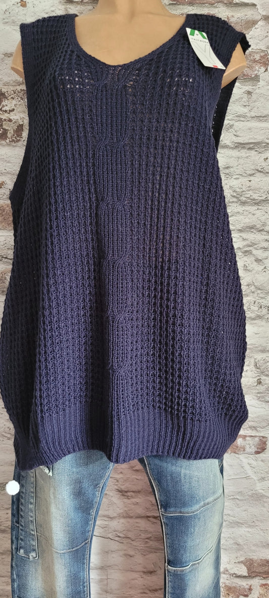 🖤 Pull sans manches