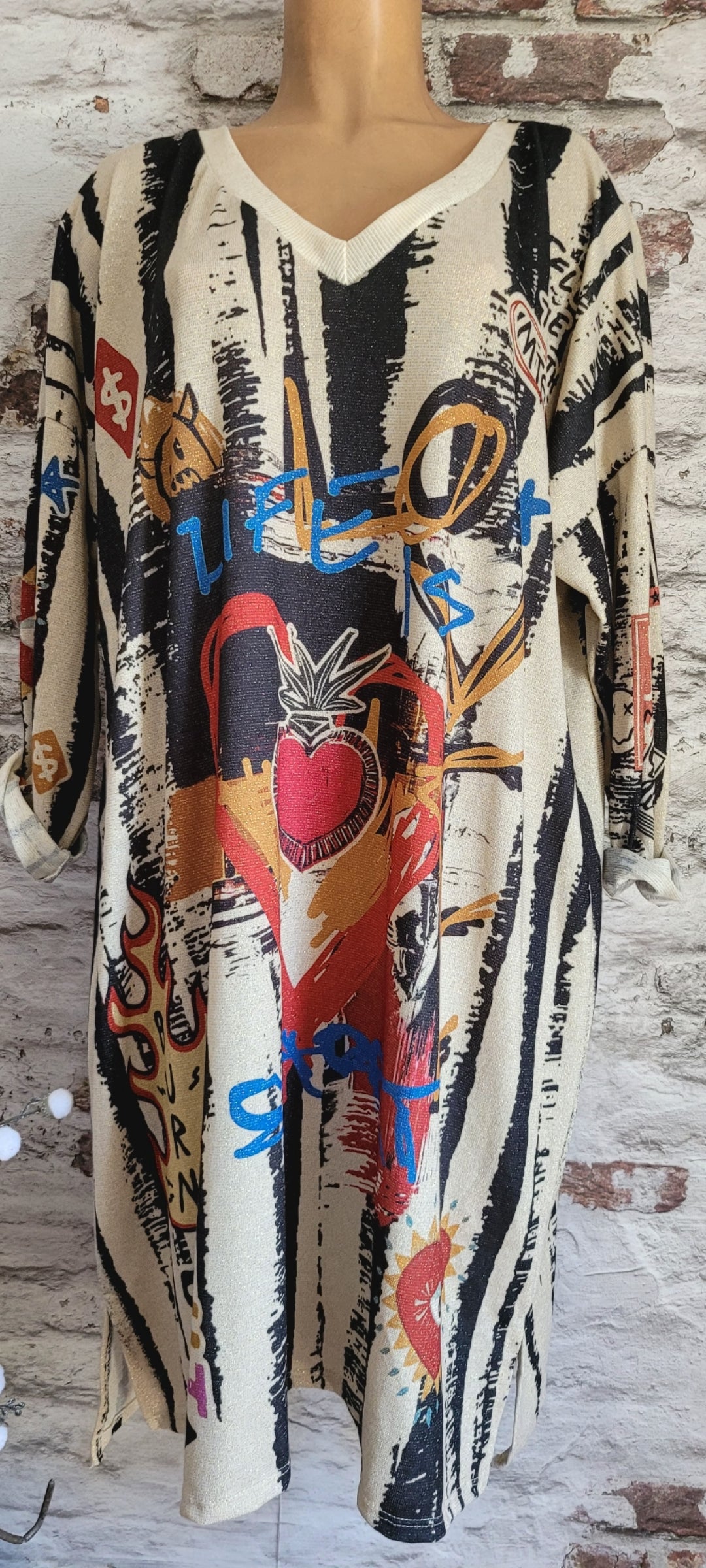 Robe en lurex