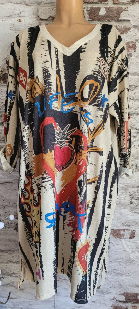 Robe en lurex