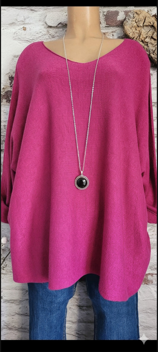 PULL OVERSIZE ROSE