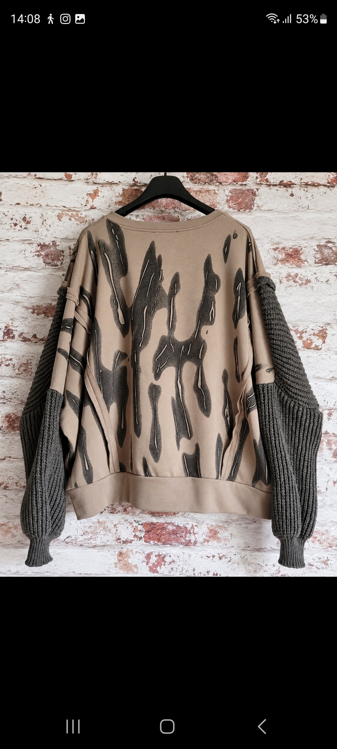 🌸 Sweat oversize bohème chic – NICE