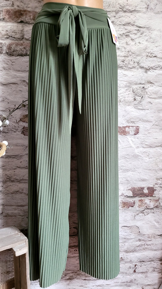🌺 Pantalon plissé