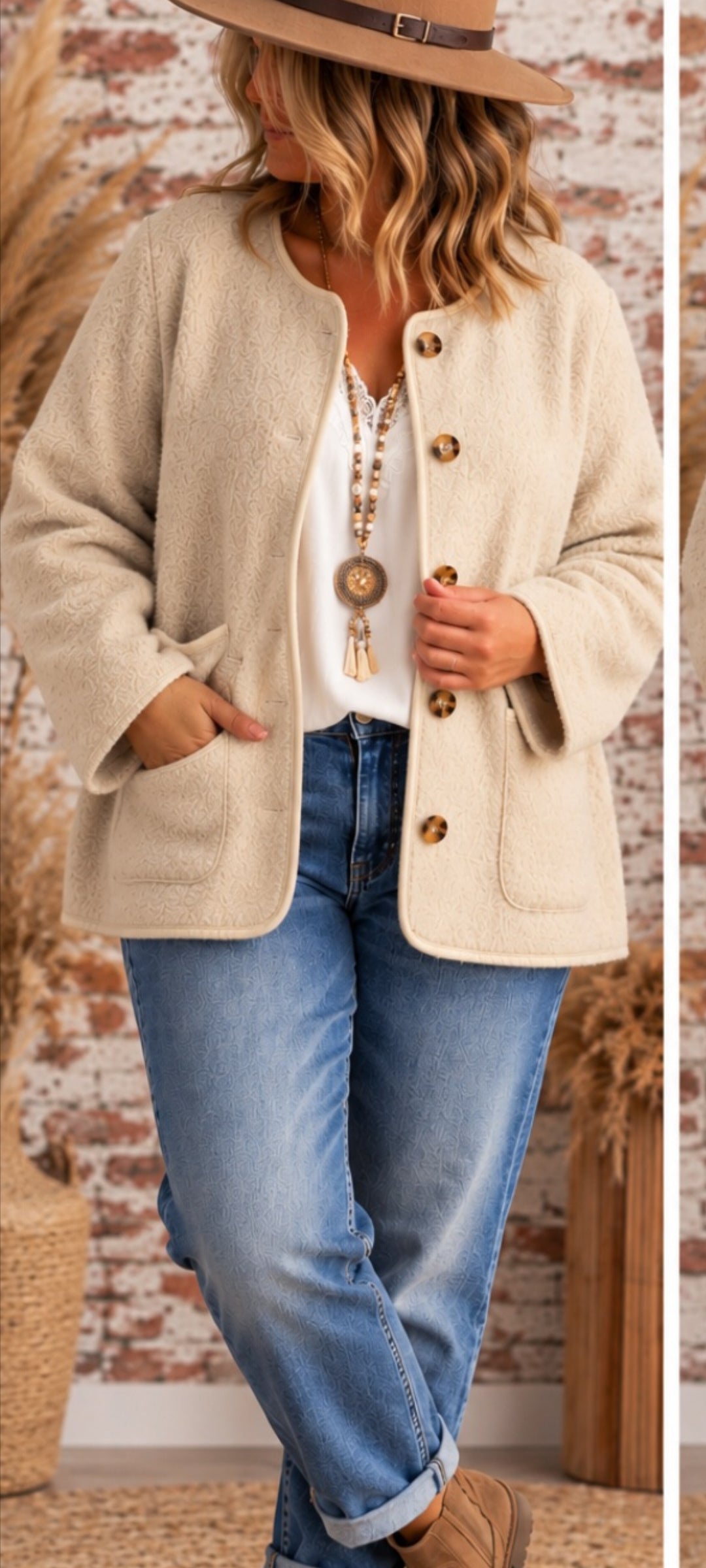 Petite veste douce – Style bohème chic