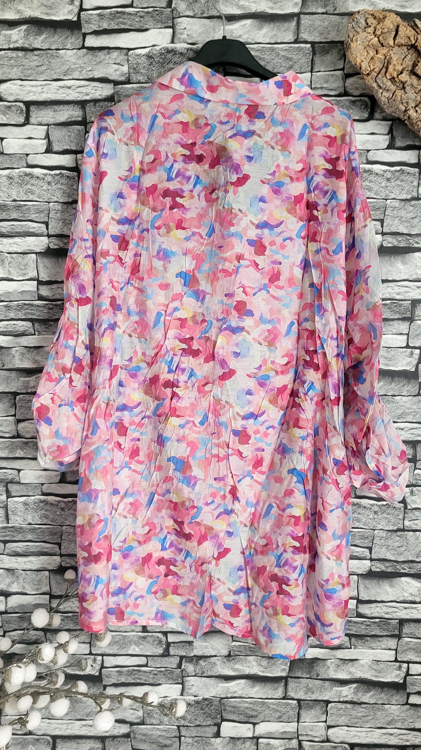 🌺 Chemise Fluide "Arty" – Viscose & Tencel