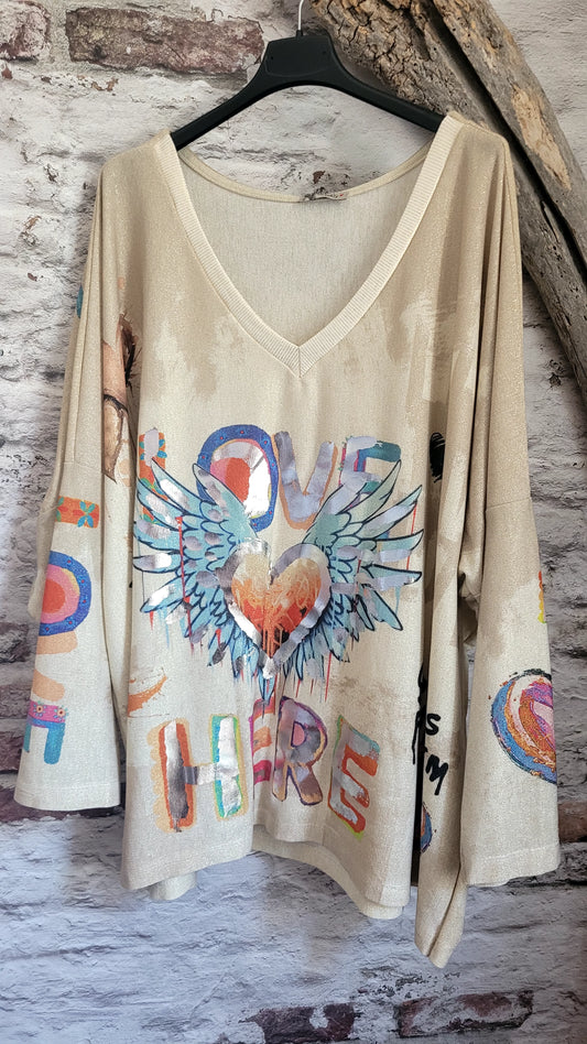 Pull léger en lurex