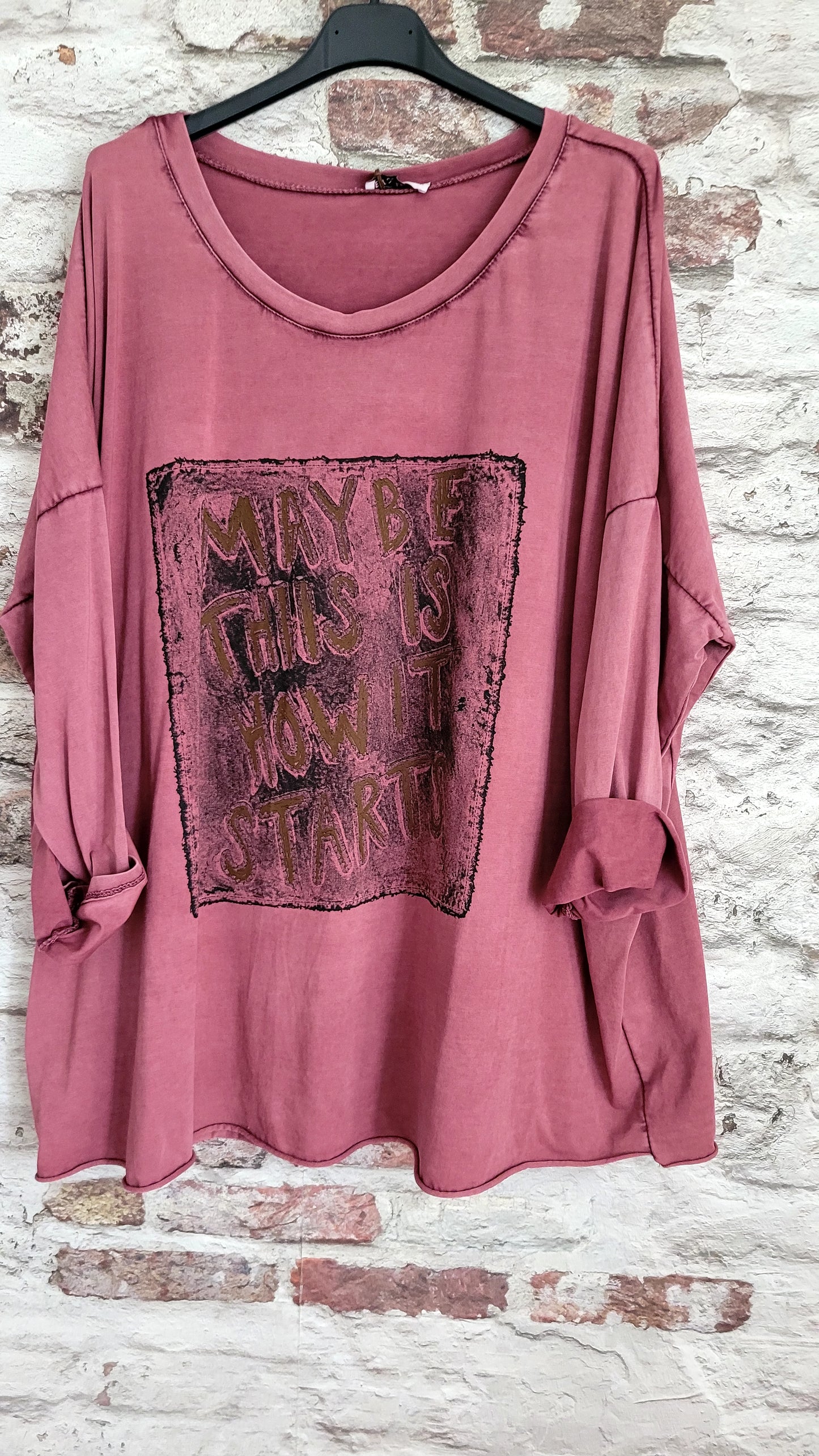 T-shirt oversize – Style bohème chic