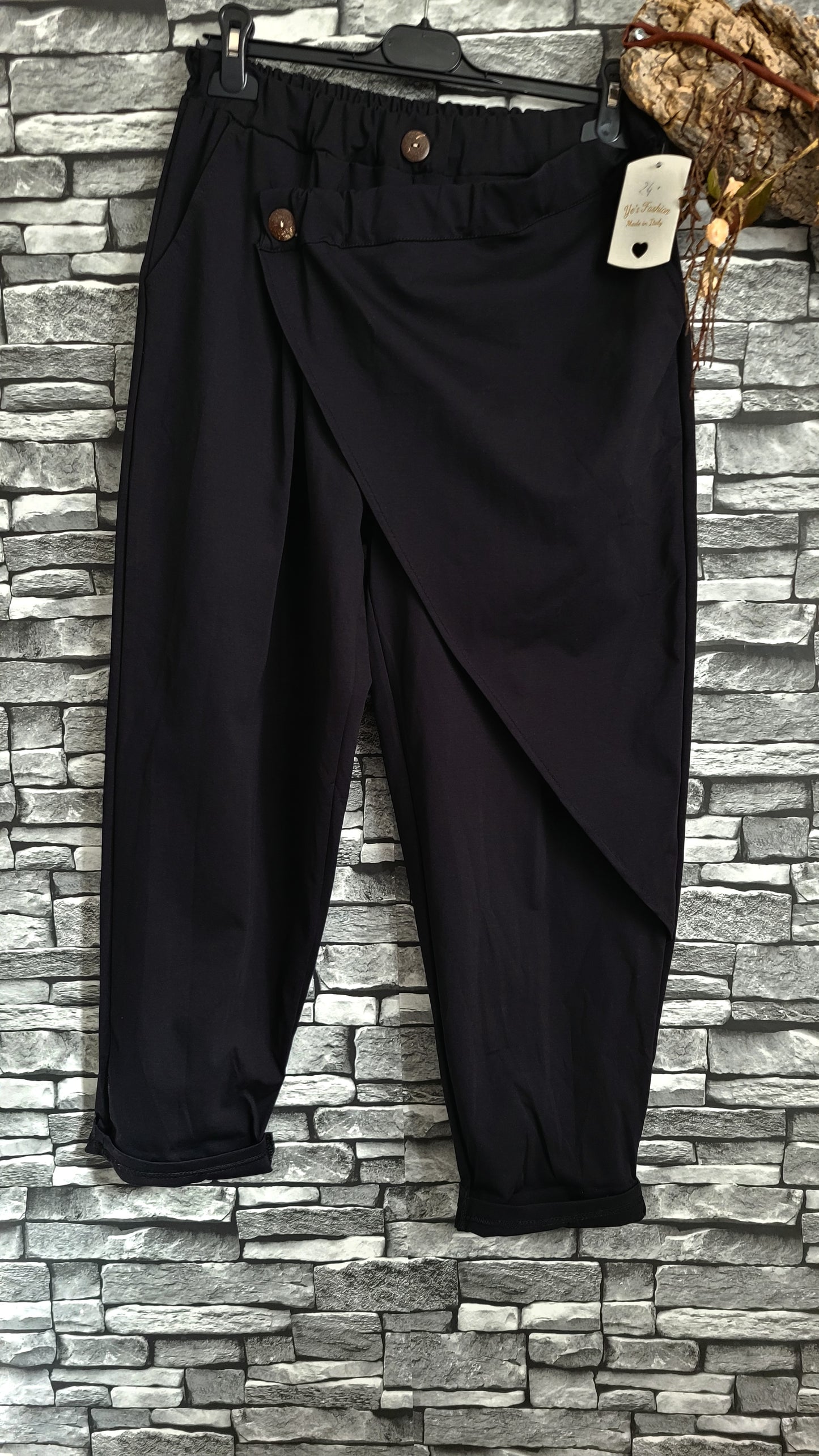 Pantalon à Rabat Asymétrique