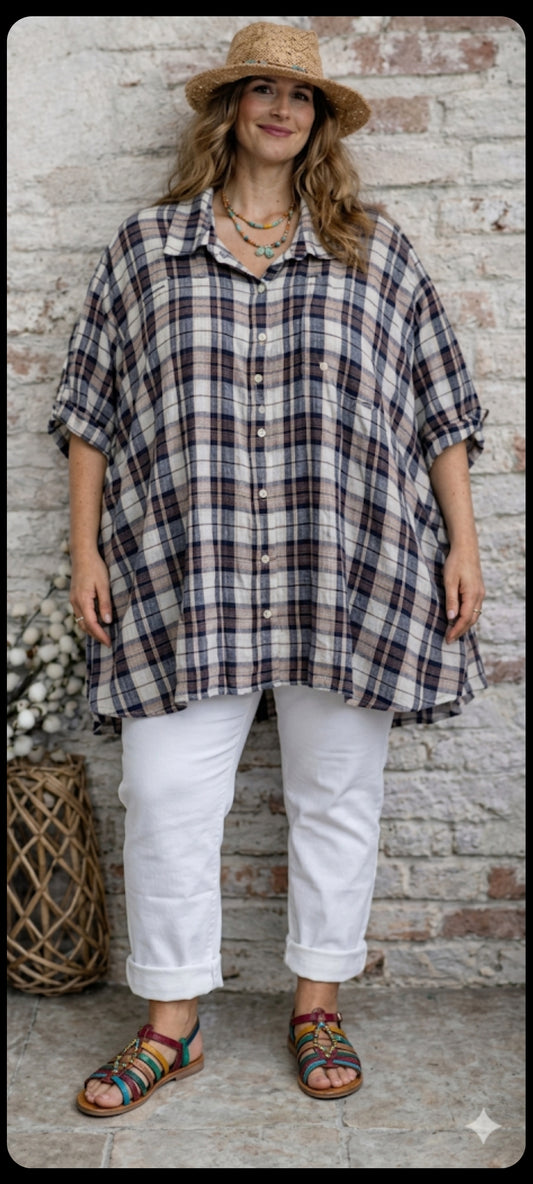 🍀chemise oversize / bohème
