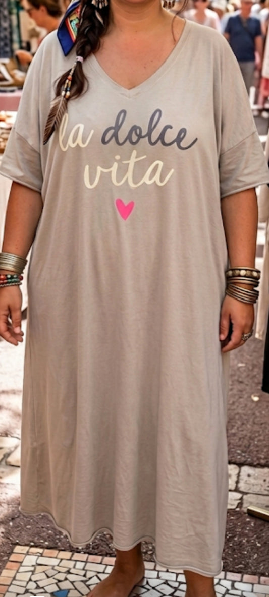 🍀 Robe Maxi "La Dolce Vita" – Style Hippie Chic & Confort Absolu