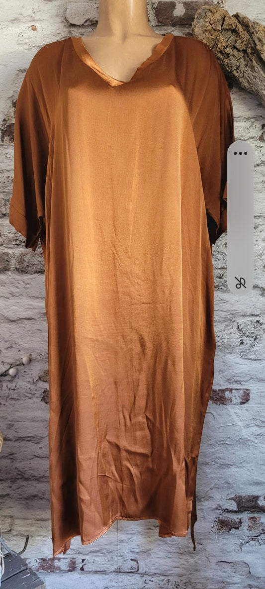 Robe fluide en satin