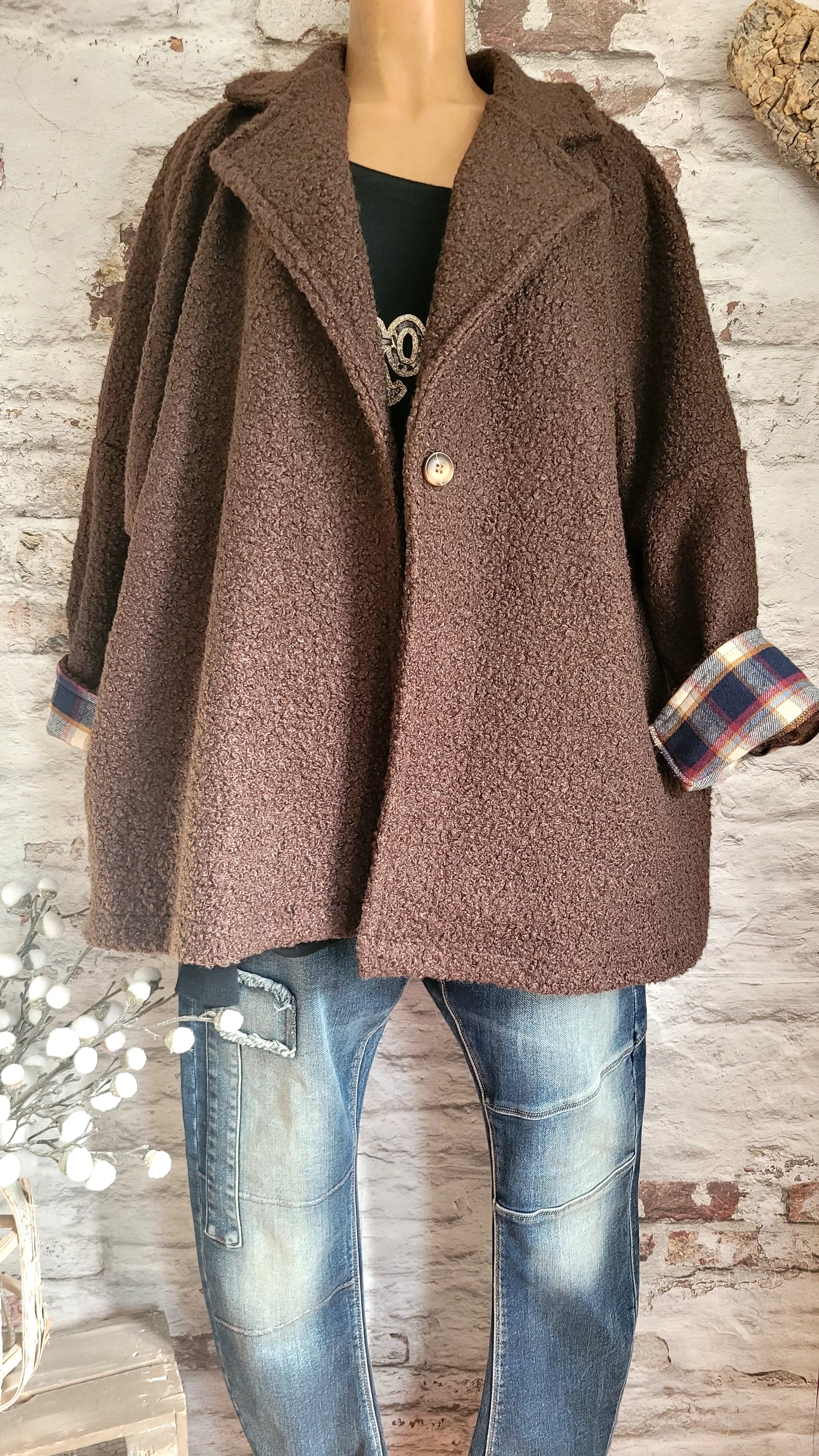 🌸 MANTEAU OVERSIZE