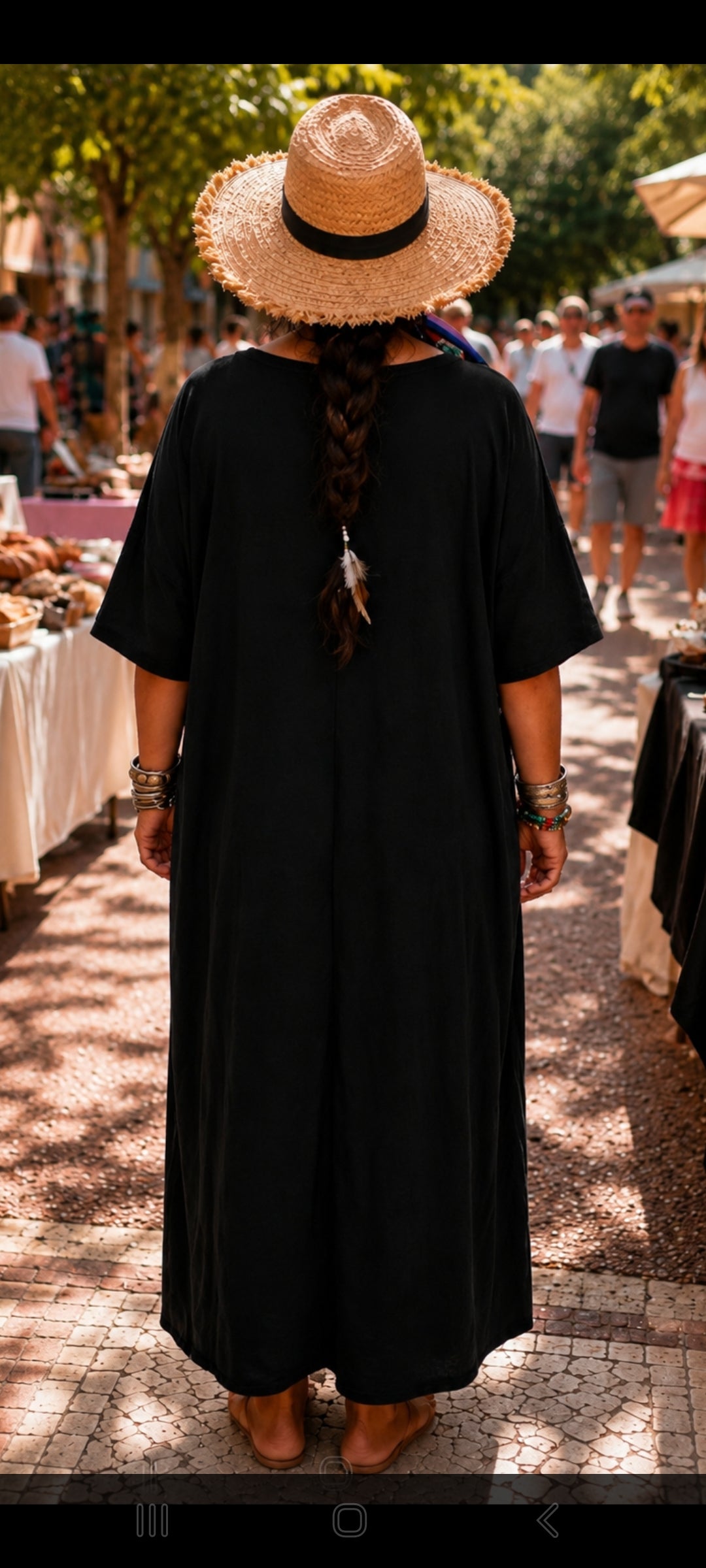 🍀 Robe Maxi "La Dolce Vita" – Style Hippie Chic & Confort Absolu