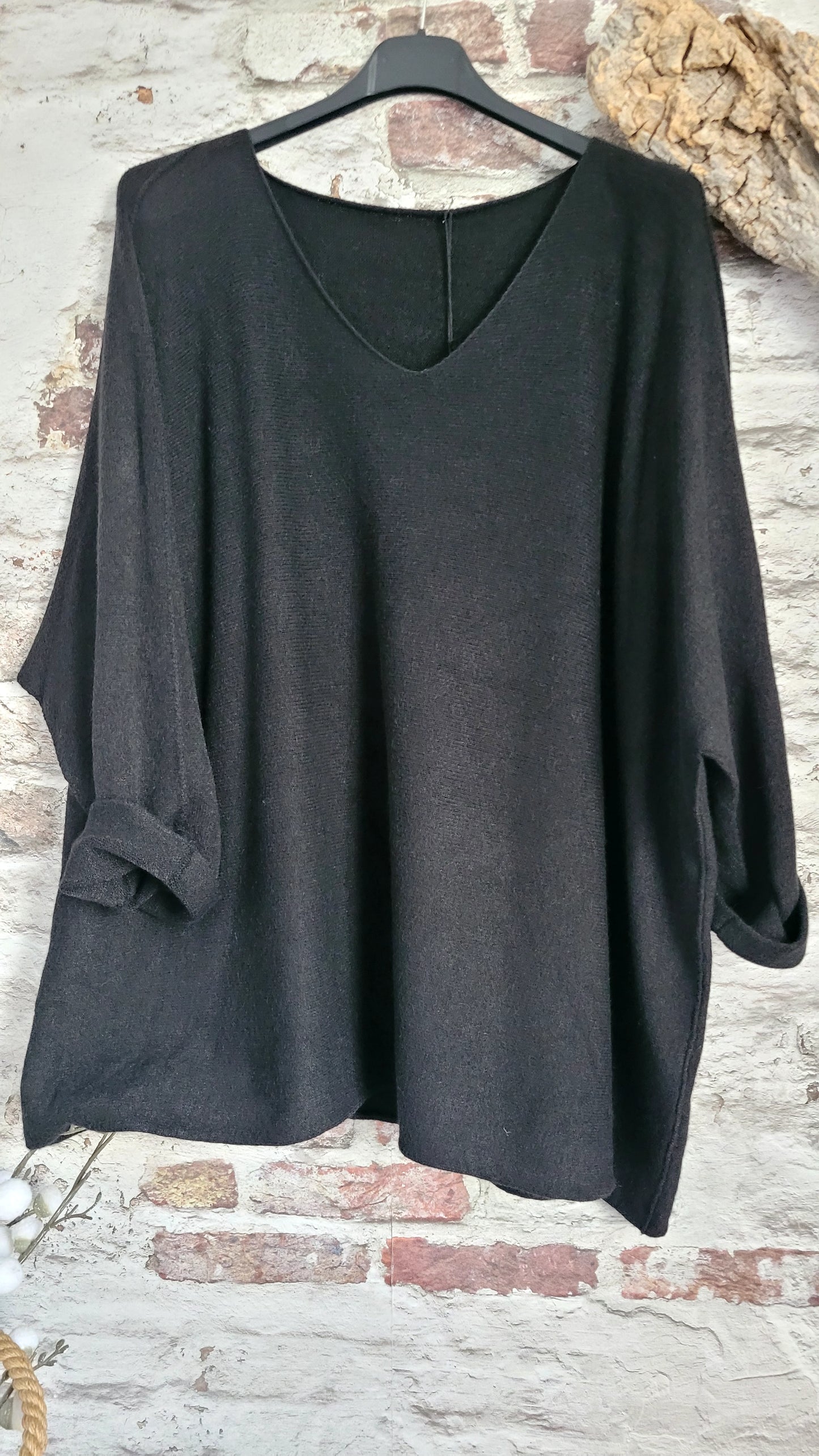 🍒 PULL OVERSIZE NOIR
